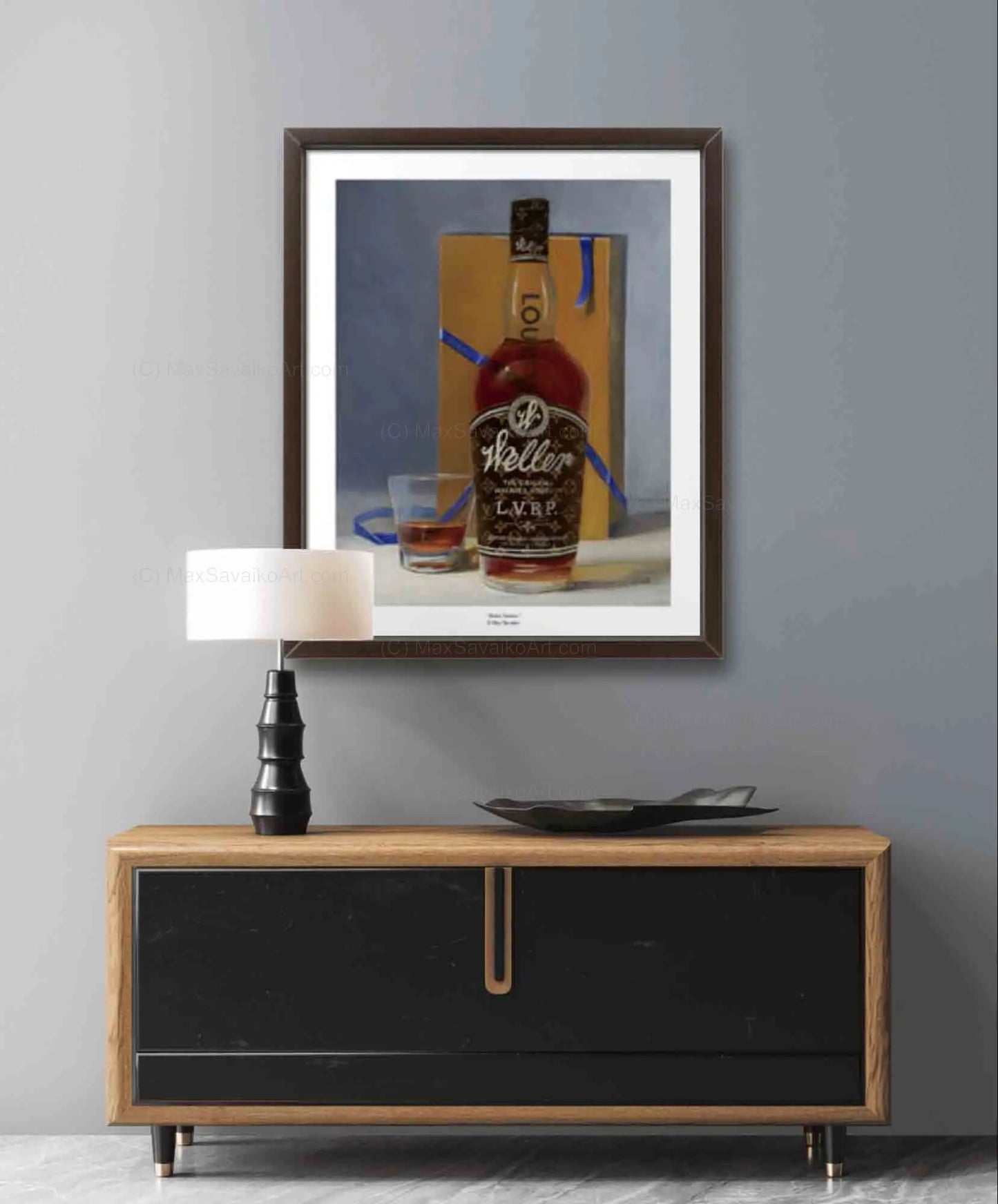 Limited Edition Weller Special Reserve Bourbon LV Artwork Granite