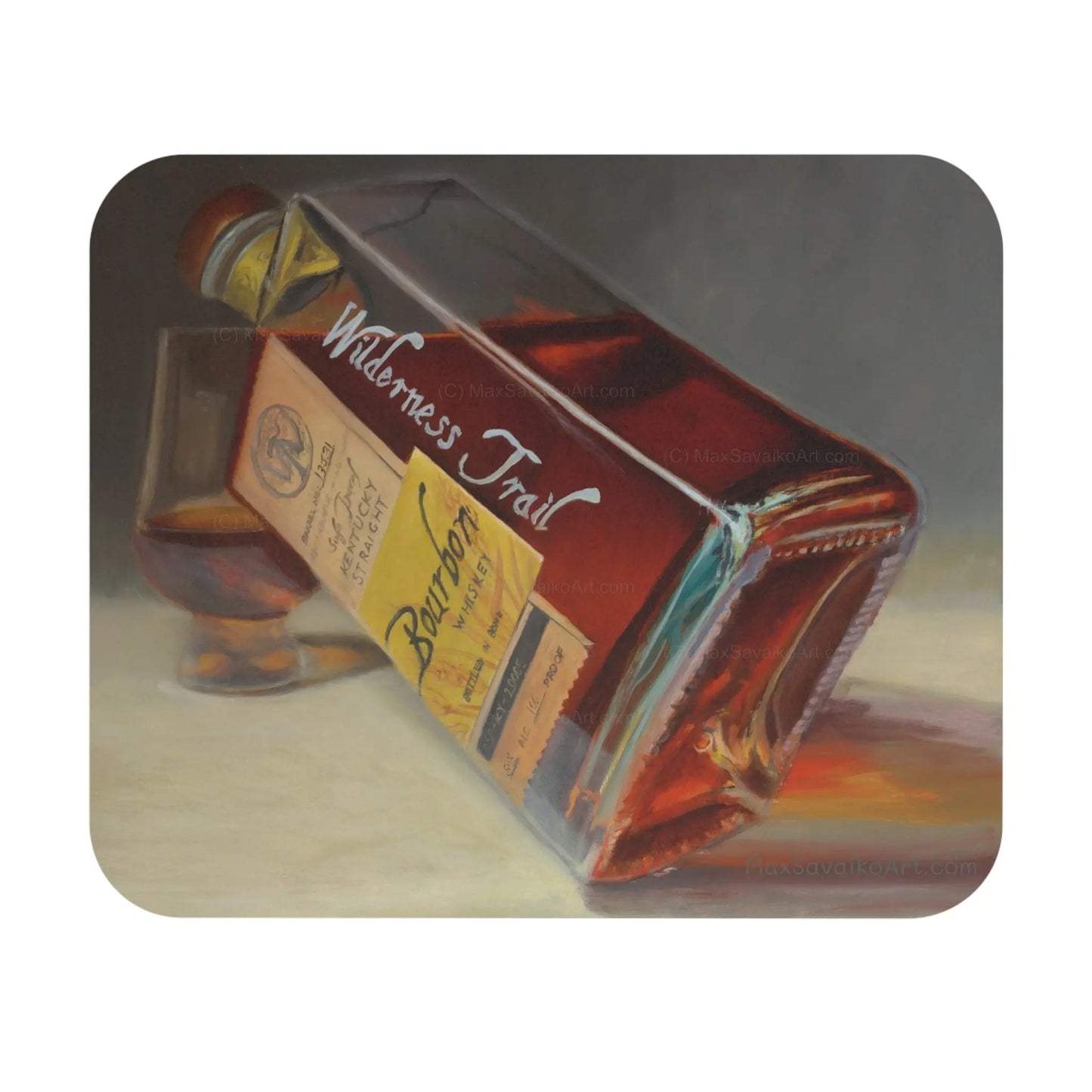 Limited Edition Wilderness Trail Distillery Bad Ass Mouse Pad Printify
