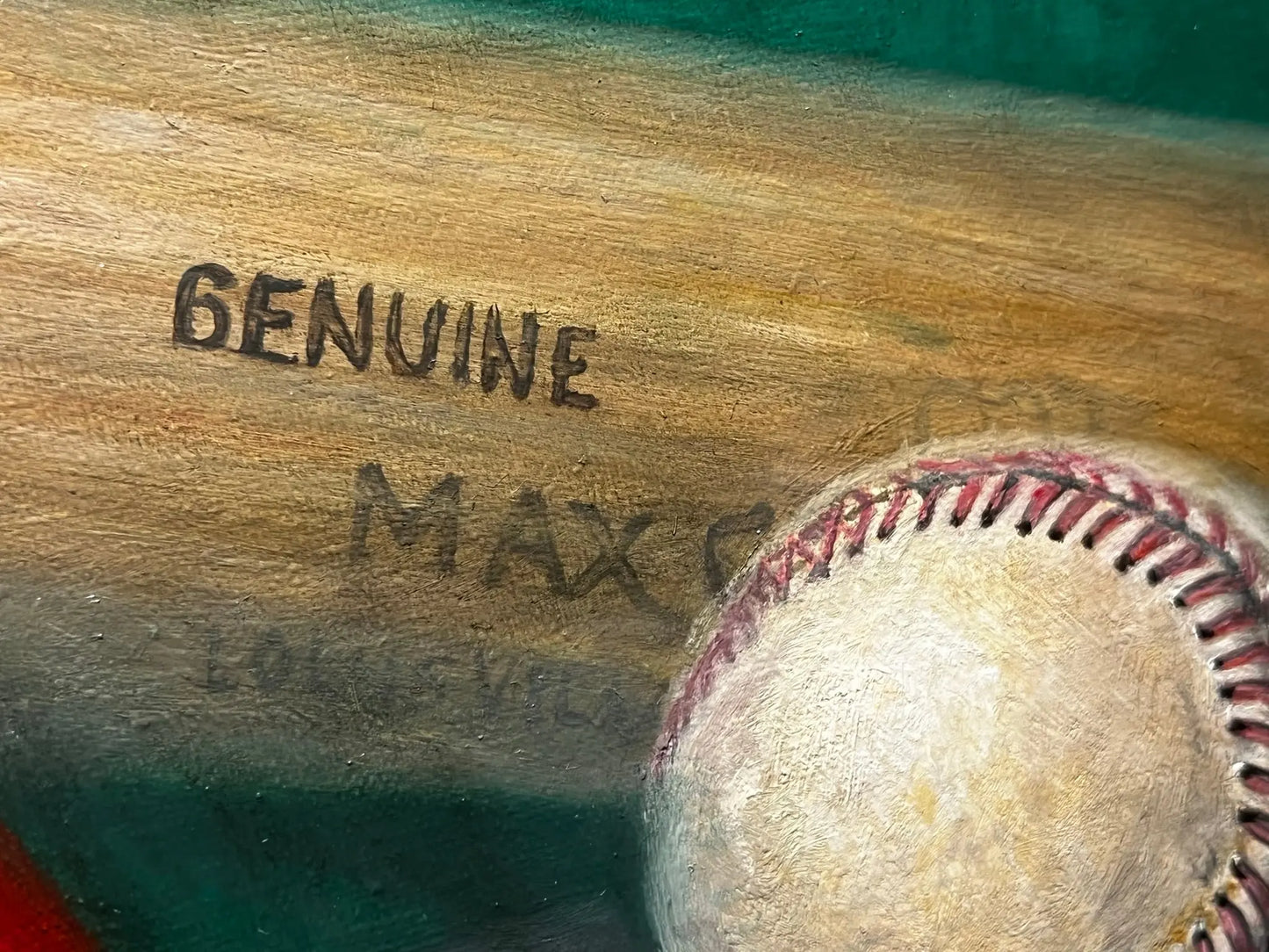 Original Baseball Painting Phillies Baseball Art Play Ball Max Savaiko Art
