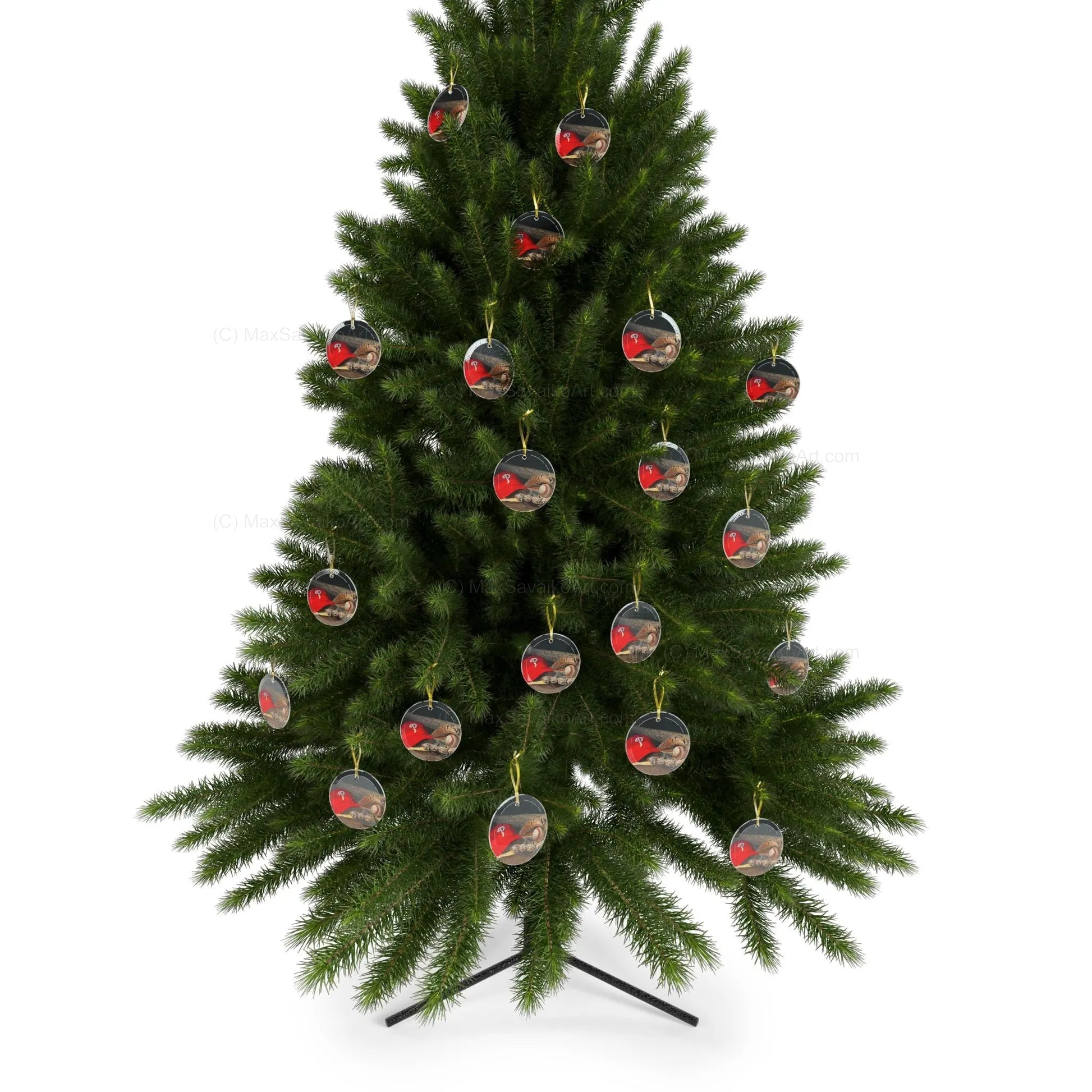 Philadelphia Phillies Cap Glass Ornament     Printify