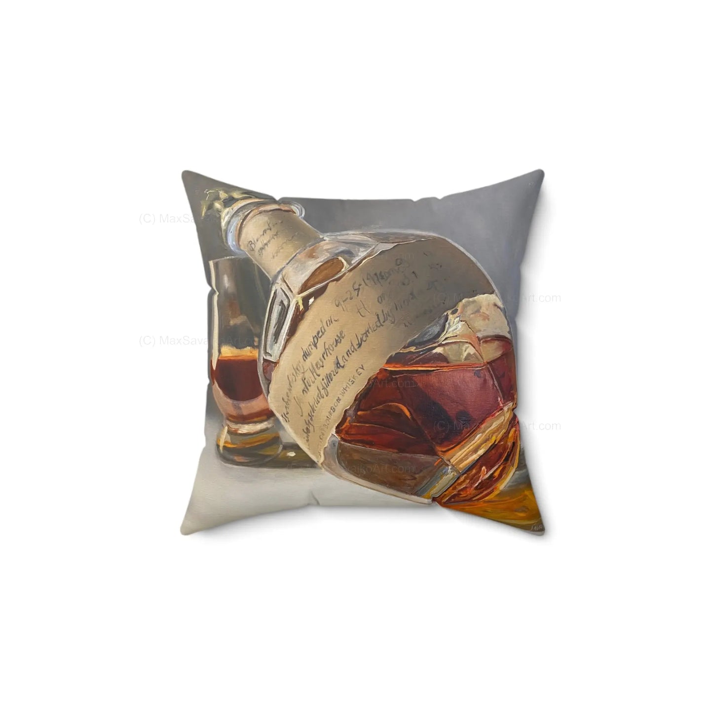Savaiko Art - Blanton's Faux Suede Square Pillow Printify