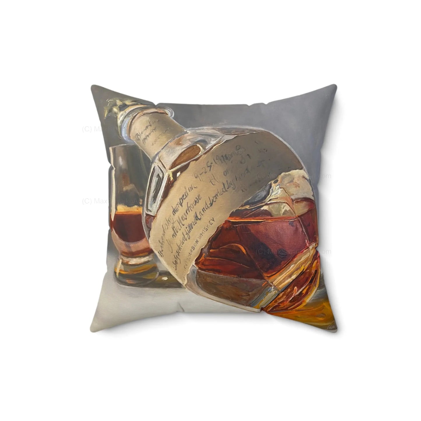Savaiko Art - Blanton's Faux Suede Square Pillow Printify