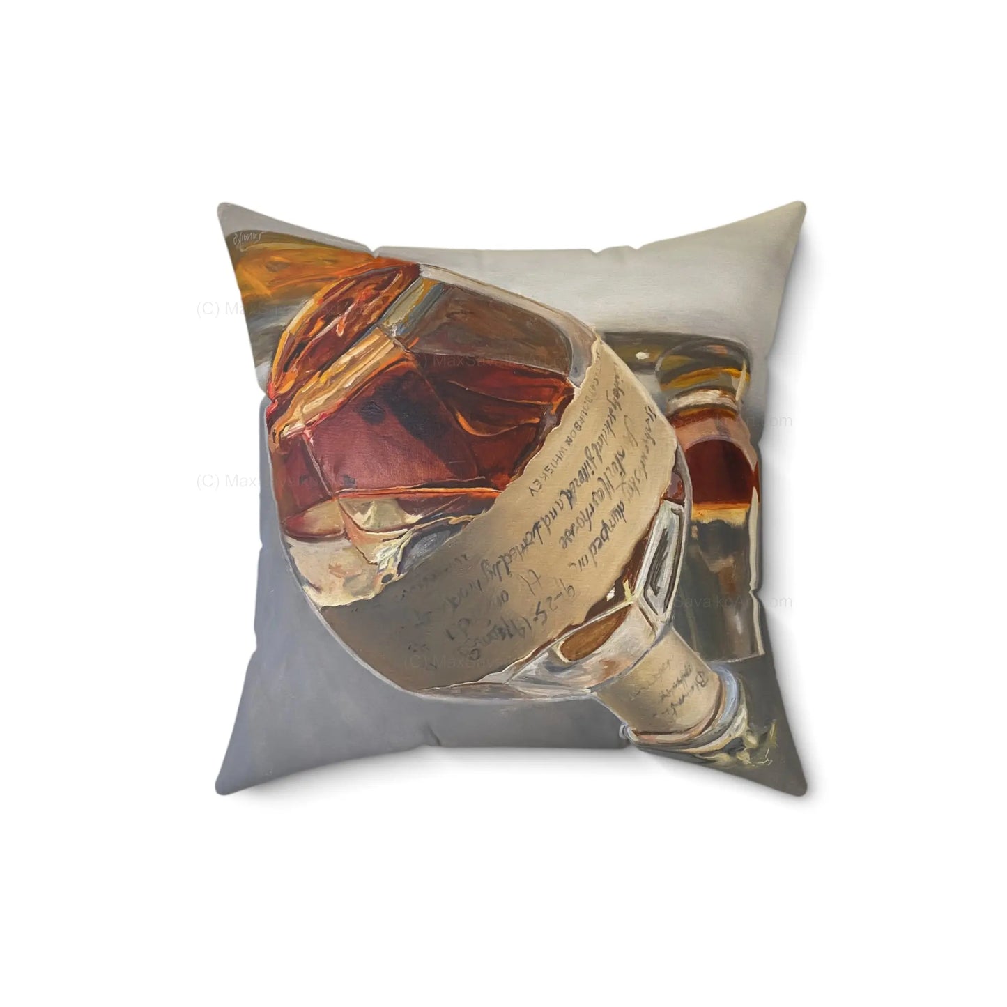 Savaiko Art - Blanton's Faux Suede Square Pillow Printify