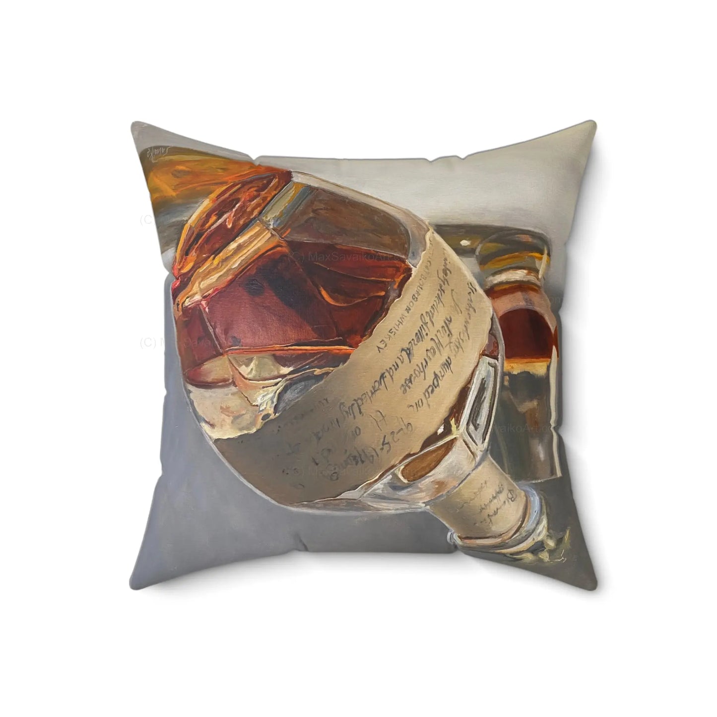Savaiko Art - Blanton's Faux Suede Square Pillow Printify