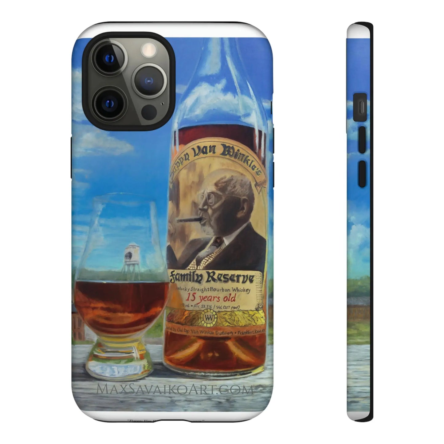 Savaiko Art - Pappy Van Winkle phone case - Max Savaiko Art