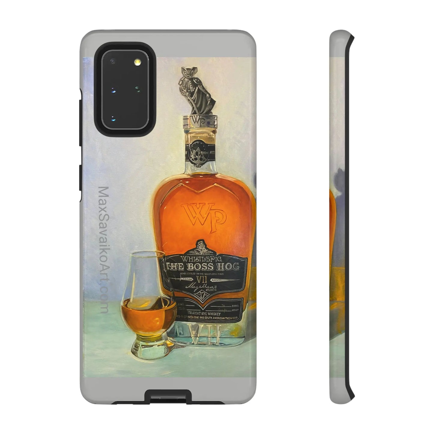 Savaiko Art - Whistle Pig Boss Hog Neat Tough Phone Case - Max Savaiko Art