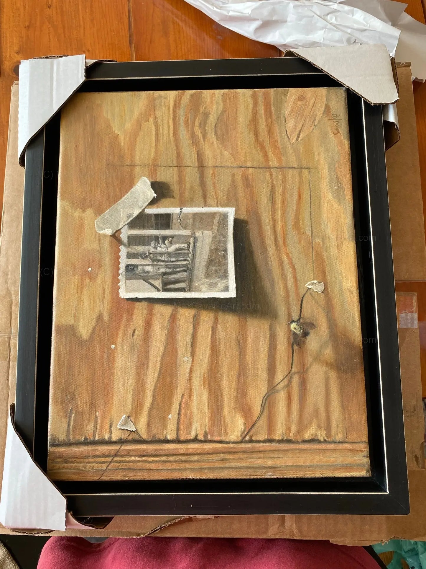Trompe L'oeil Self Portrait Still Life Painting MaxSavaikoArt.com
