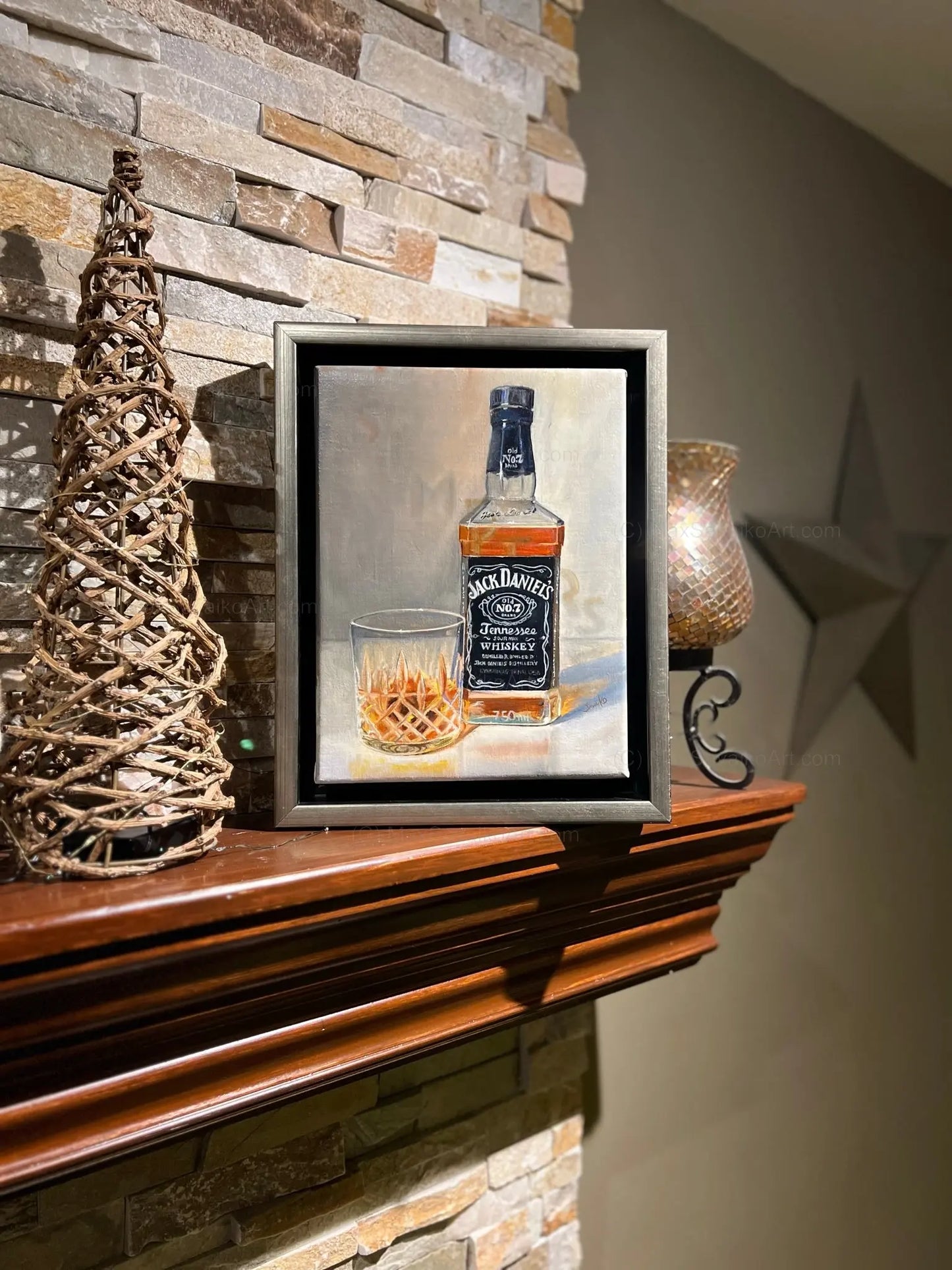 Whiskey Art Jack Daniel's Distillery Tennesee Whiskey Art Max Savaiko Art