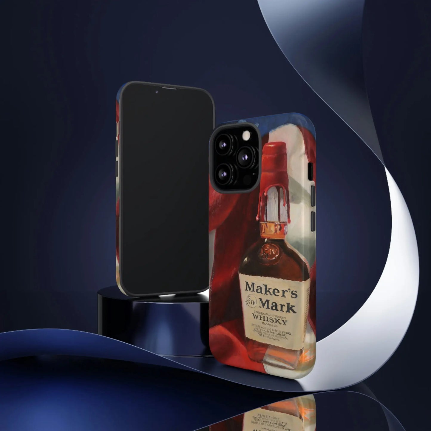 Savaiko Art - Red White and Bourbon Tough Phone Case - Max Savaiko Art