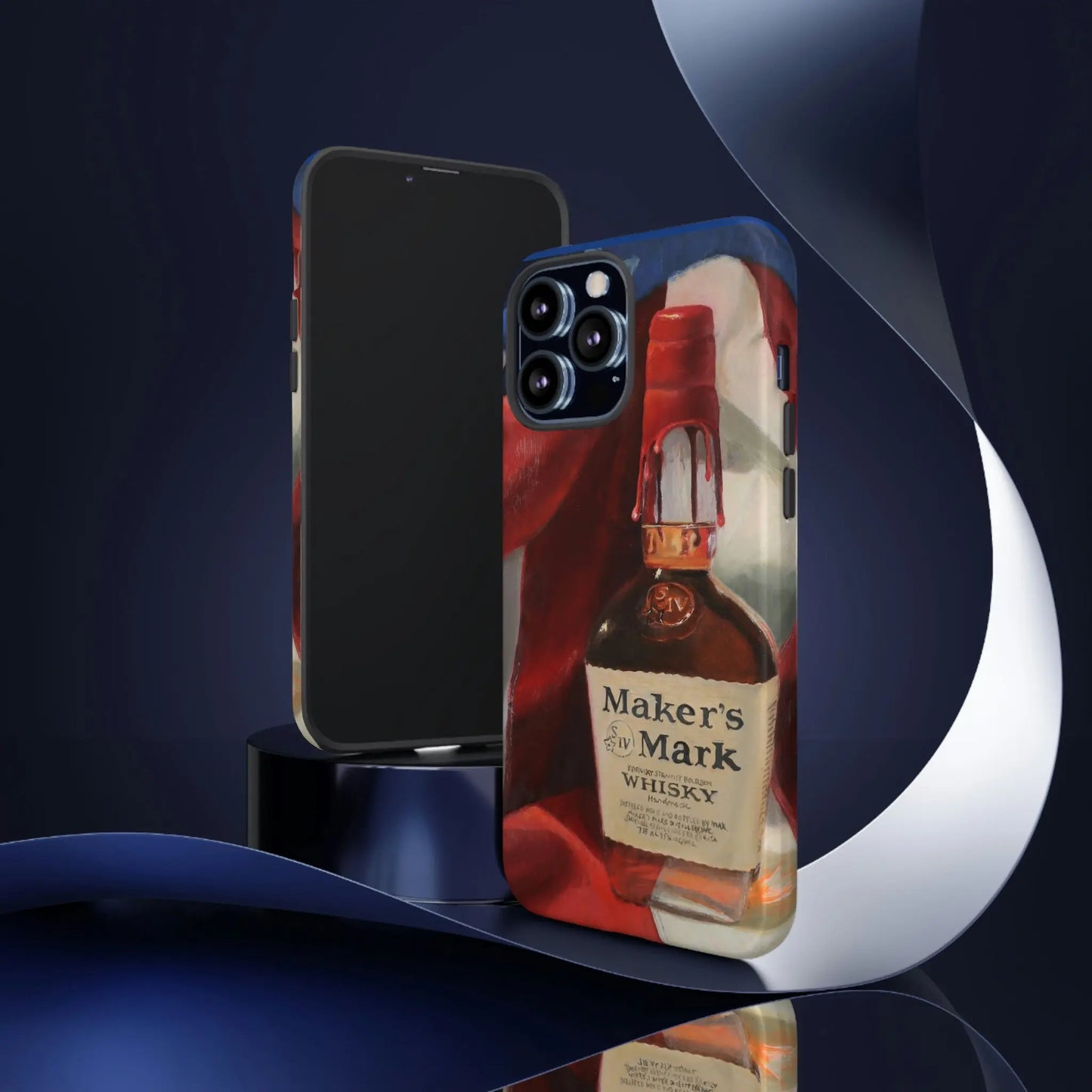 Savaiko Art - Red White and Bourbon Tough Phone Case - Max Savaiko Art