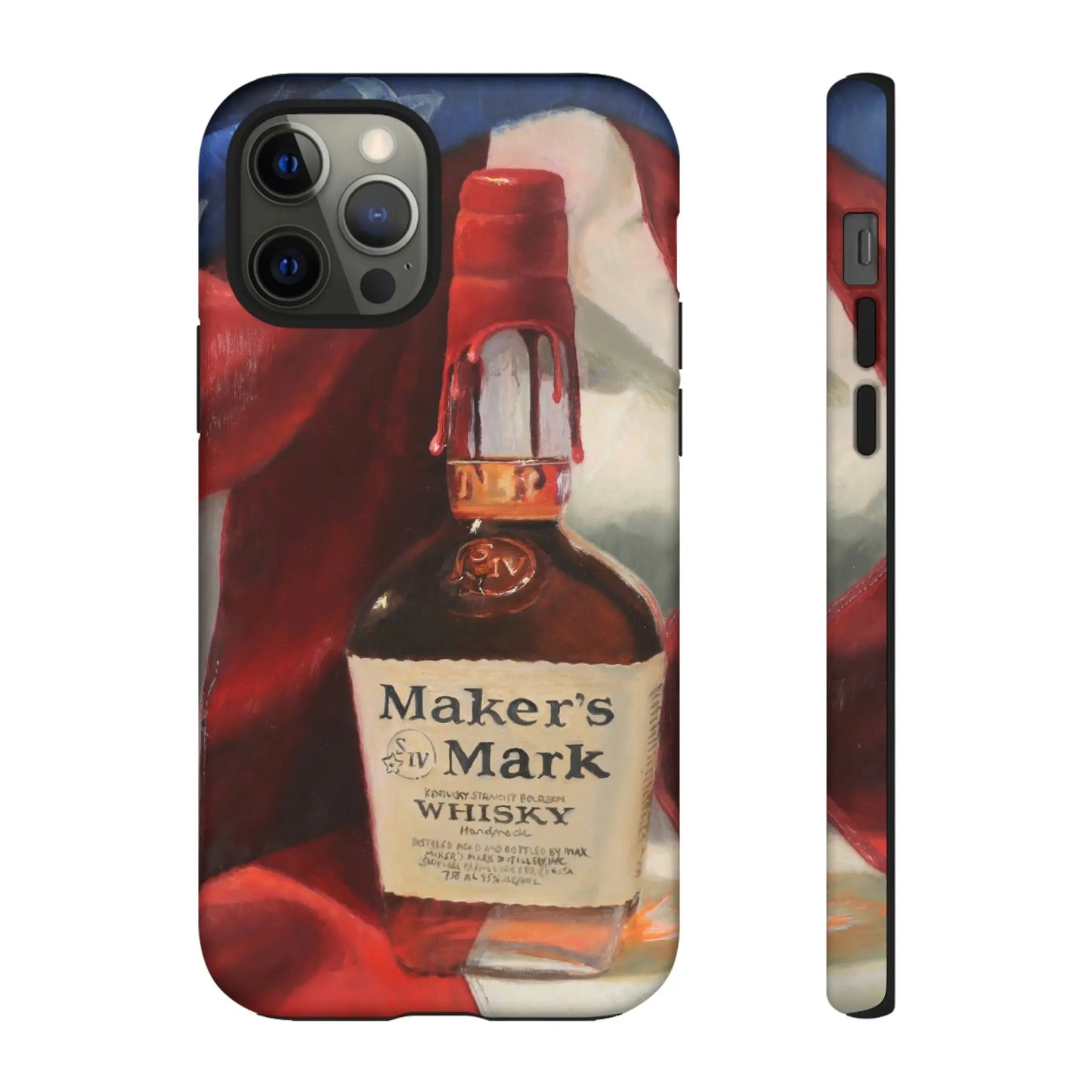 Savaiko Art - Red White and Bourbon Tough Phone Case - Max Savaiko Art