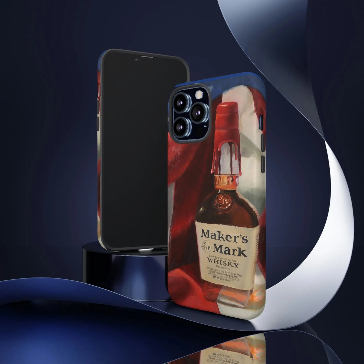Savaiko Art - Red White and Bourbon Tough Phone Case - Max Savaiko Art