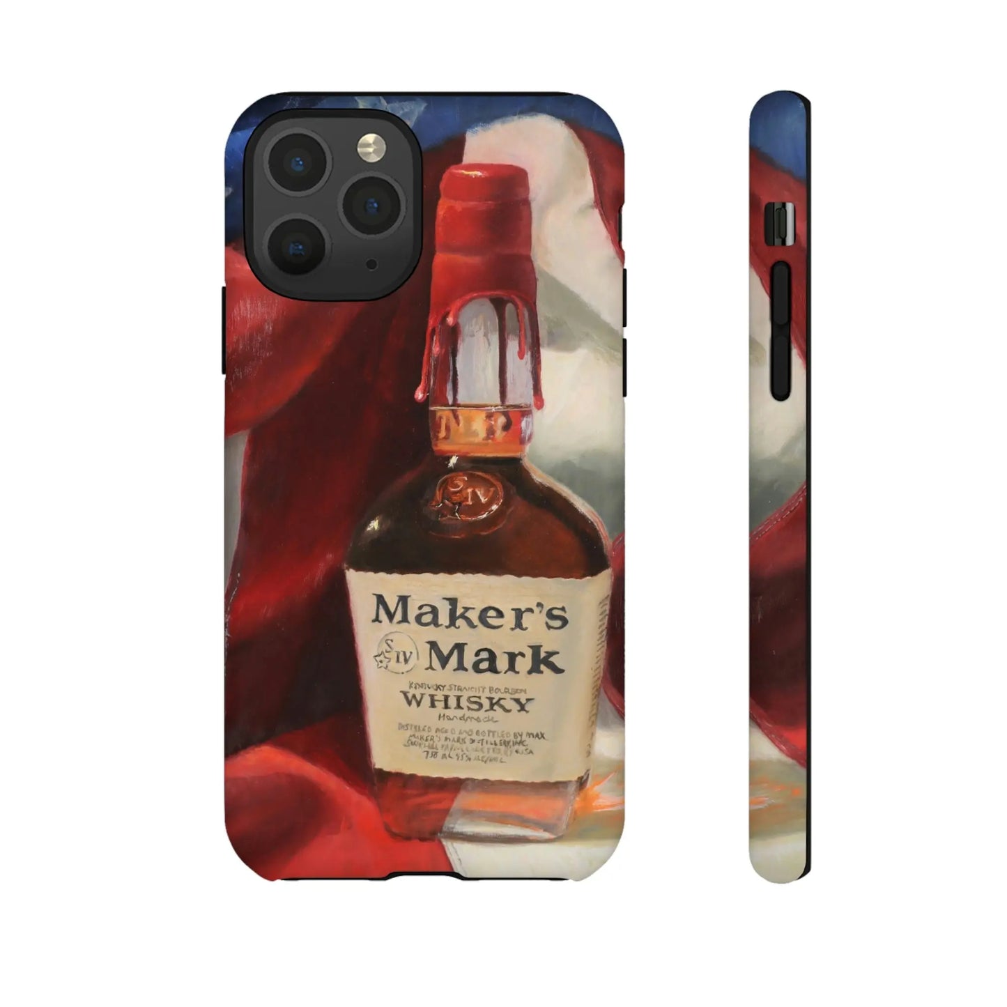 Savaiko Art - Red White and Bourbon Tough Phone Case - Max Savaiko Art