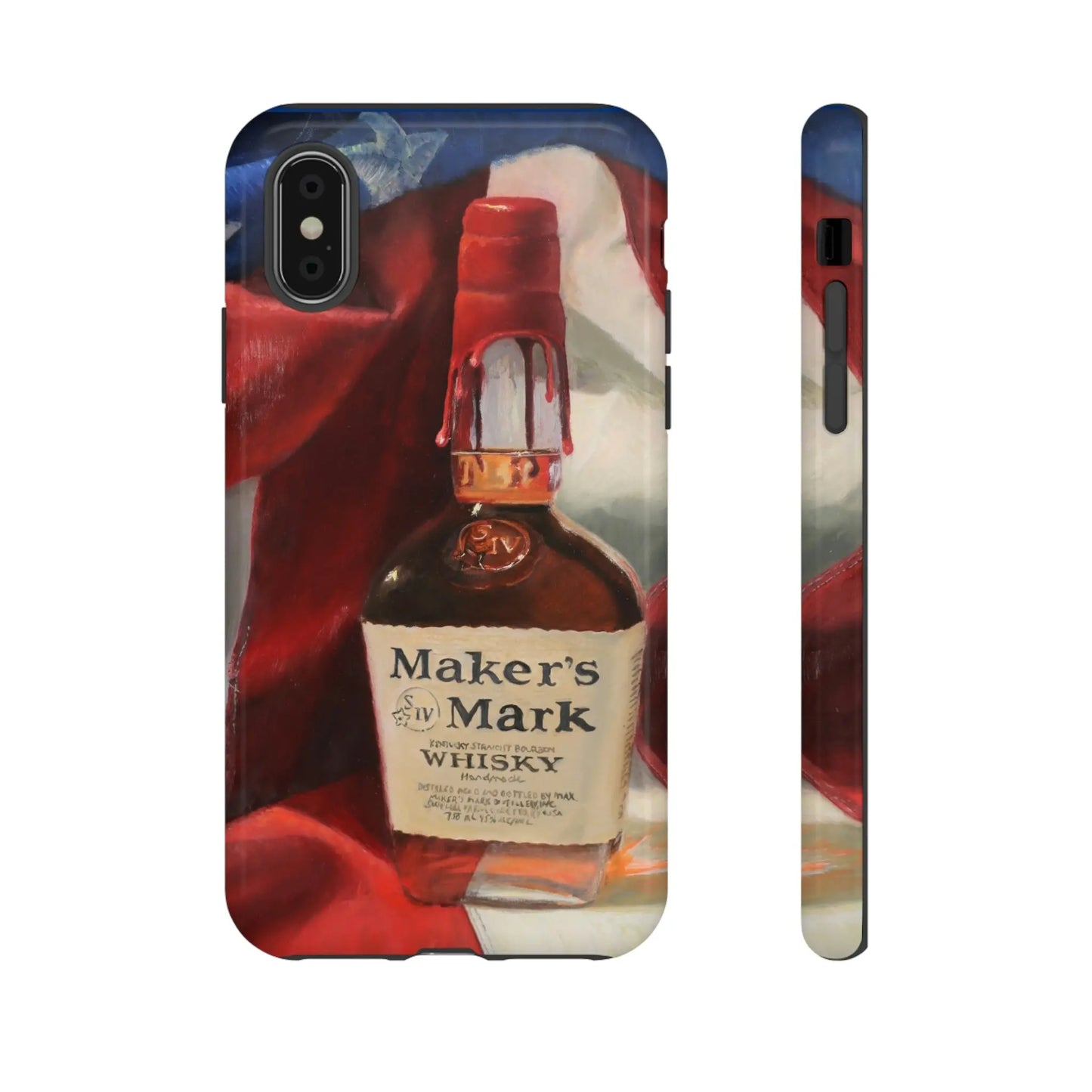 Savaiko Art - Red White and Bourbon Tough Phone Case - Max Savaiko Art