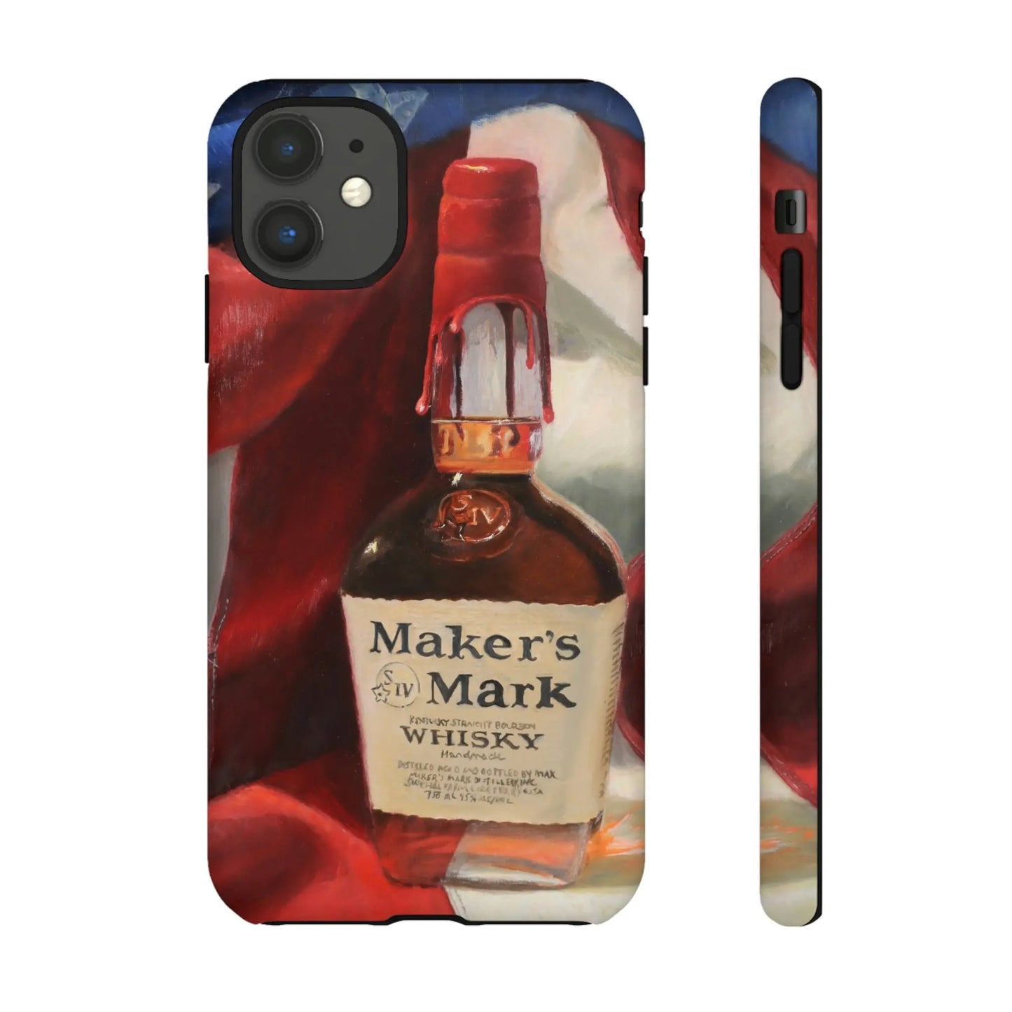 Savaiko Art - Red White and Bourbon Tough Phone Case - Max Savaiko Art