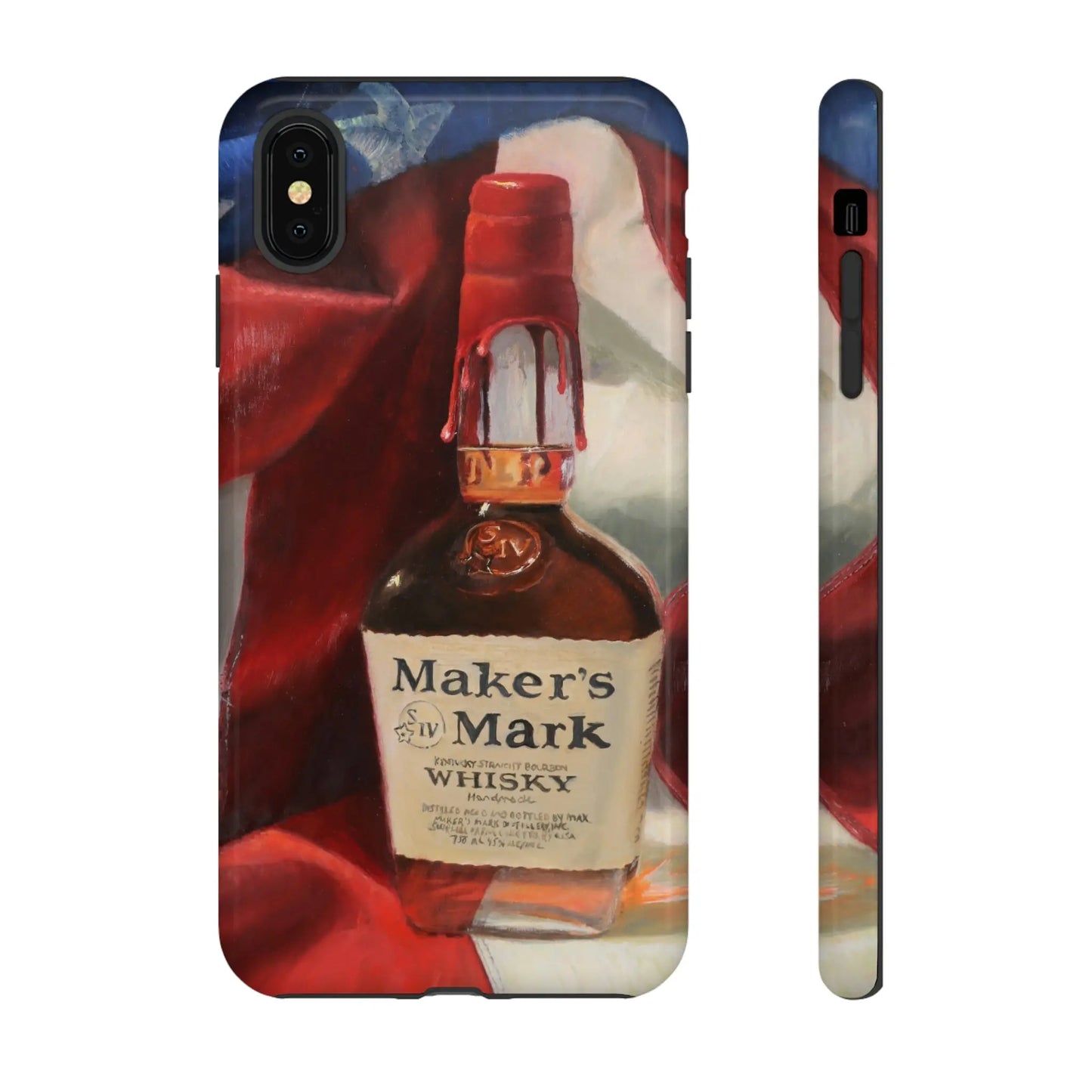 Savaiko Art - Red White and Bourbon Tough Phone Case - Max Savaiko Art