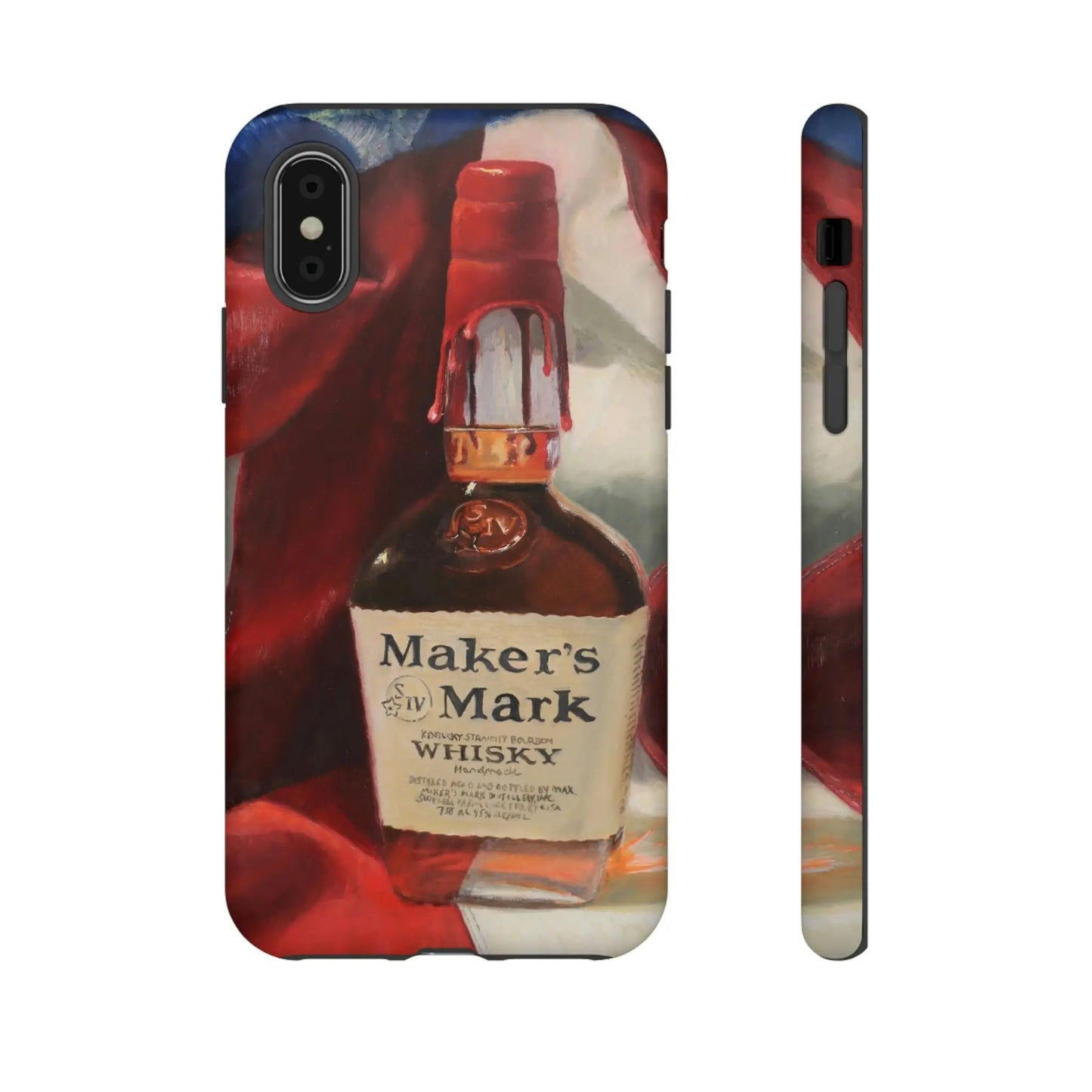 Savaiko Art - Red White and Bourbon Tough Phone Case - Max Savaiko Art