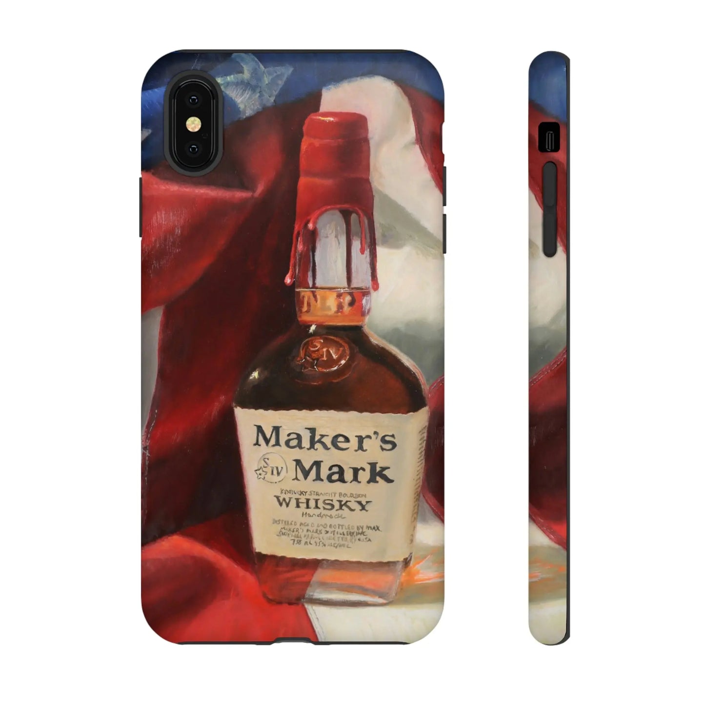 Savaiko Art - Red White and Bourbon Tough Phone Case - Max Savaiko Art