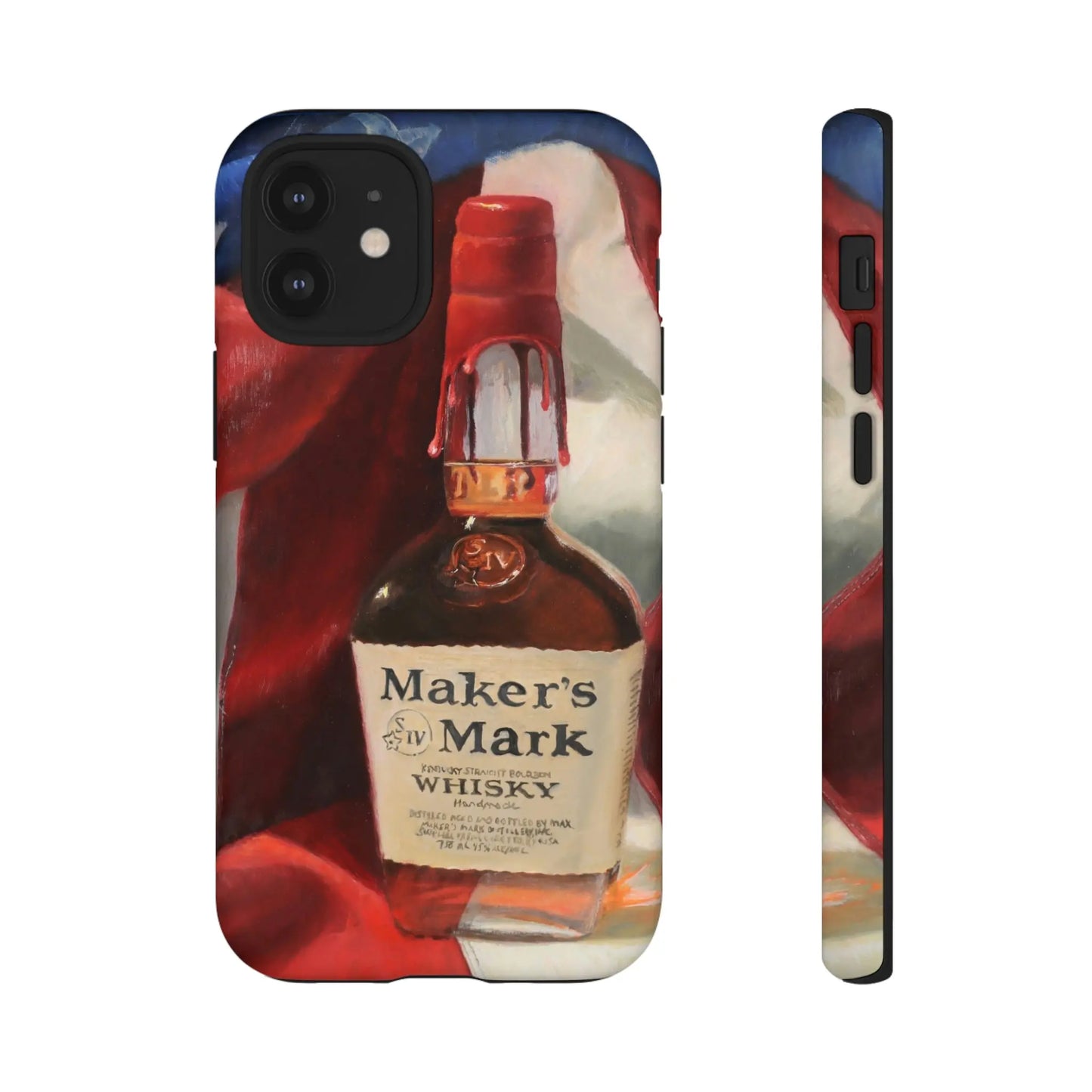 Savaiko Art - Red White and Bourbon Tough Phone Case - Max Savaiko Art