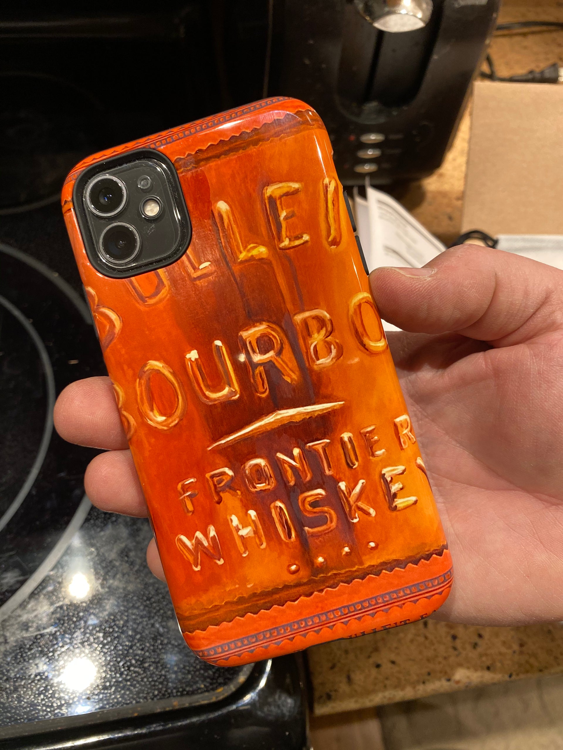Bulliet Distilling Co Bourbon Art Tough phone case by MaxSavaikoArt.com