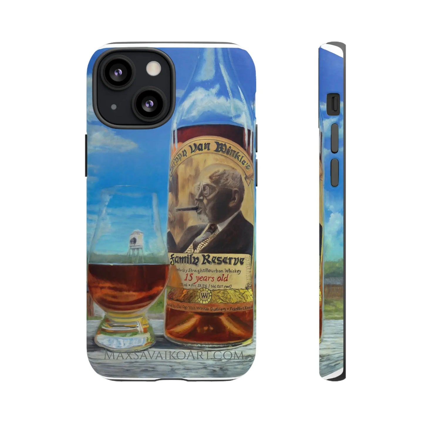 Savaiko Art - Pappy Van Winkle phone case - Max Savaiko Art