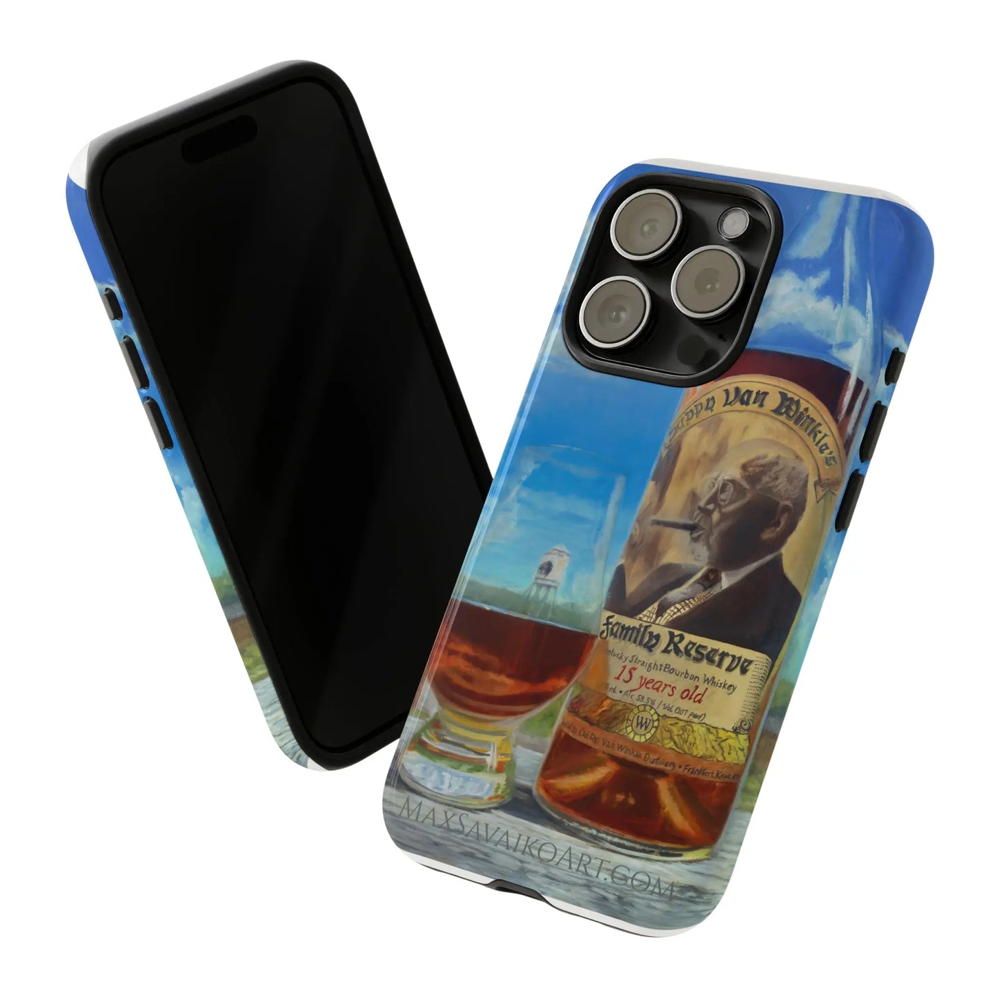 Savaiko Art - Pappy Van Winkle phone case - Max Savaiko Art