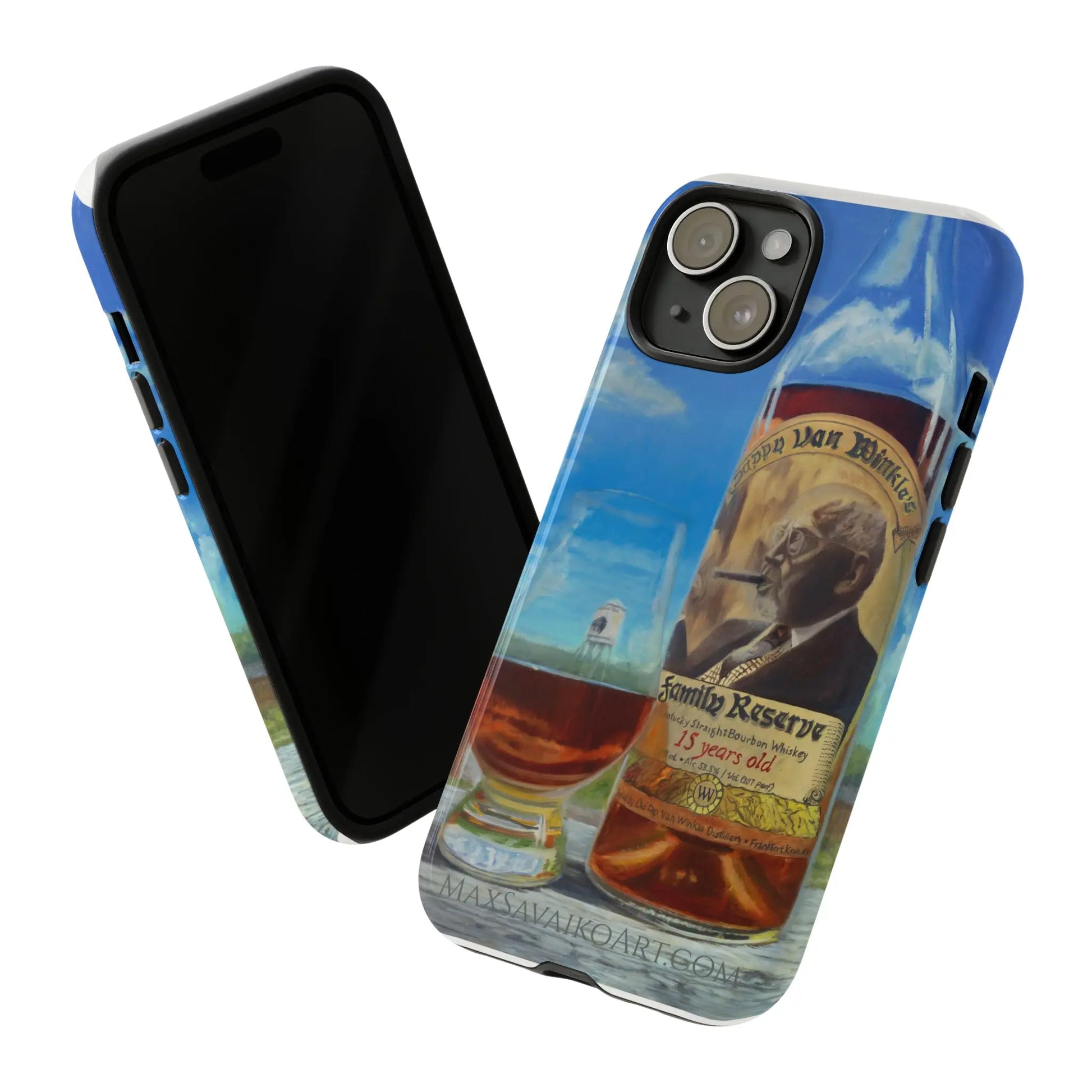 Savaiko Art - Pappy Van Winkle phone case - Max Savaiko Art