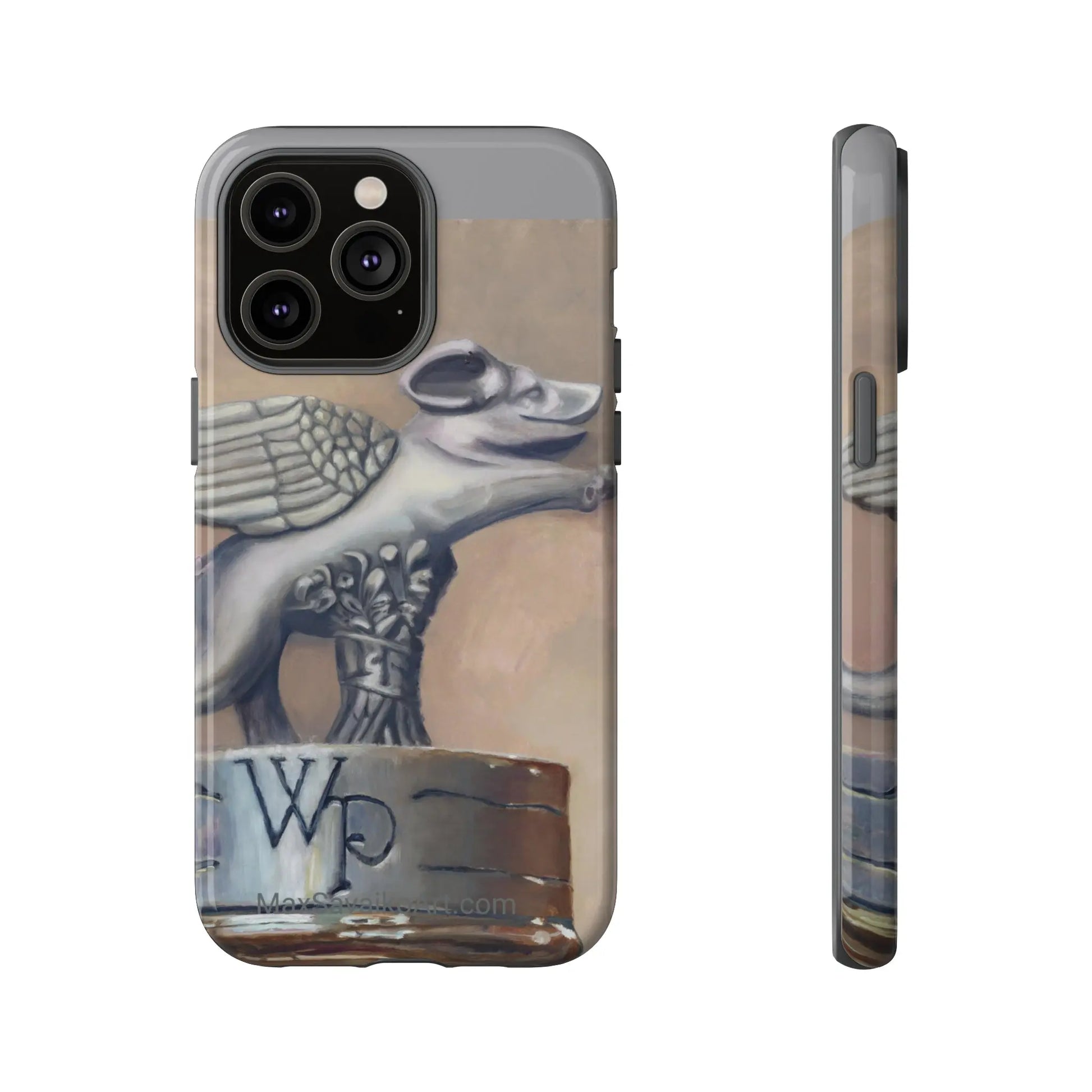 Savaiko Art - Whistle Pig When Pigs Can Fly tough phone case - Max Savaiko Art