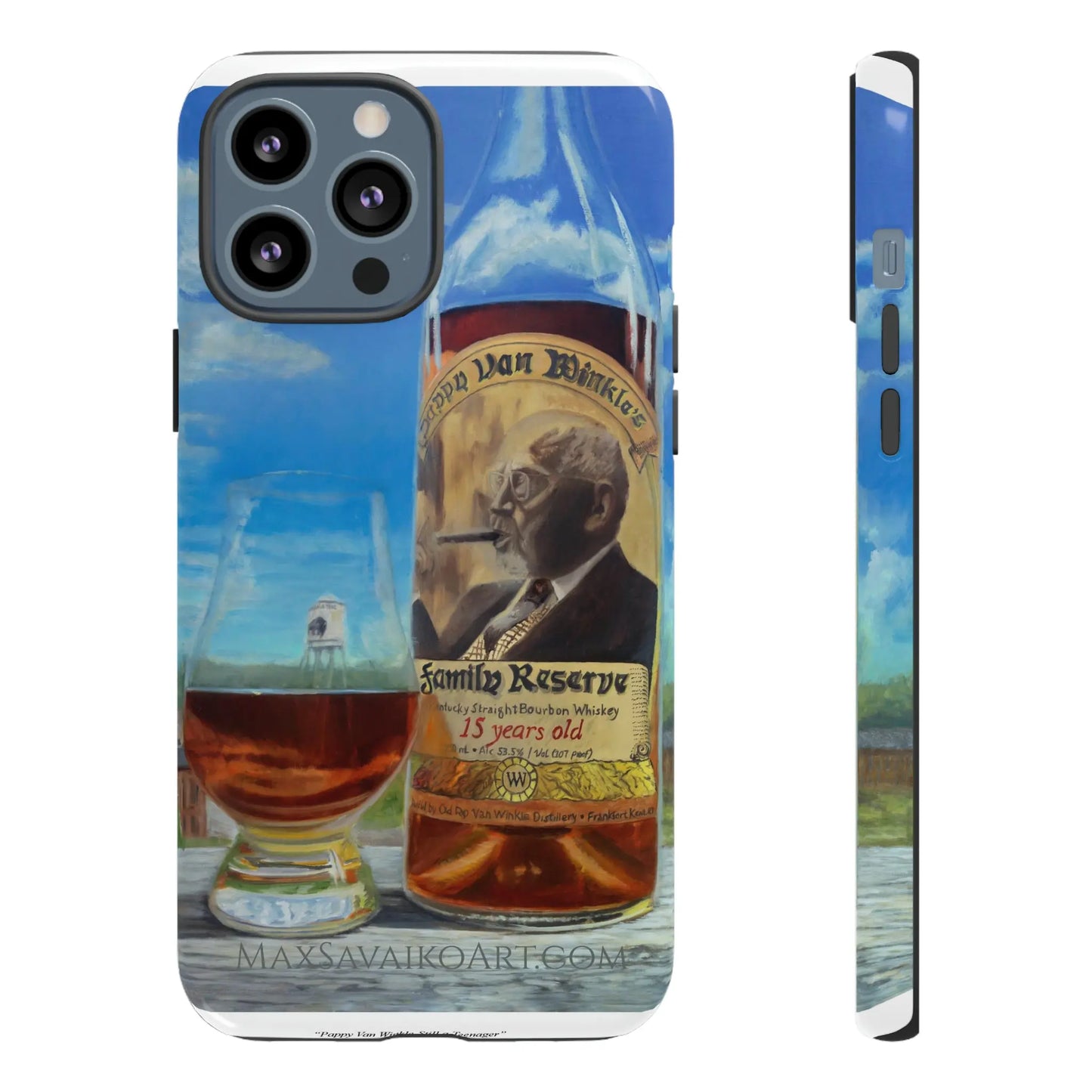 Savaiko Art - Pappy Van Winkle phone case - Max Savaiko Art