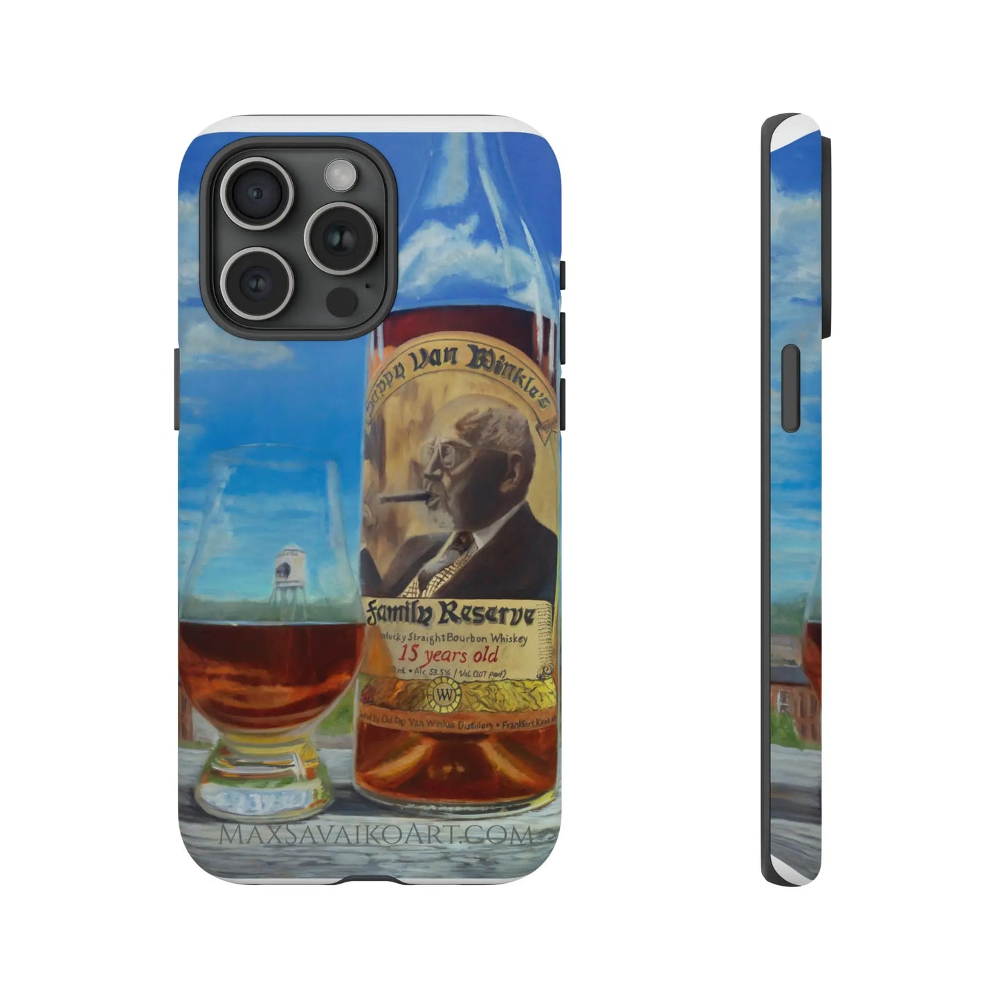 Savaiko Art - Pappy Van Winkle phone case - Max Savaiko Art