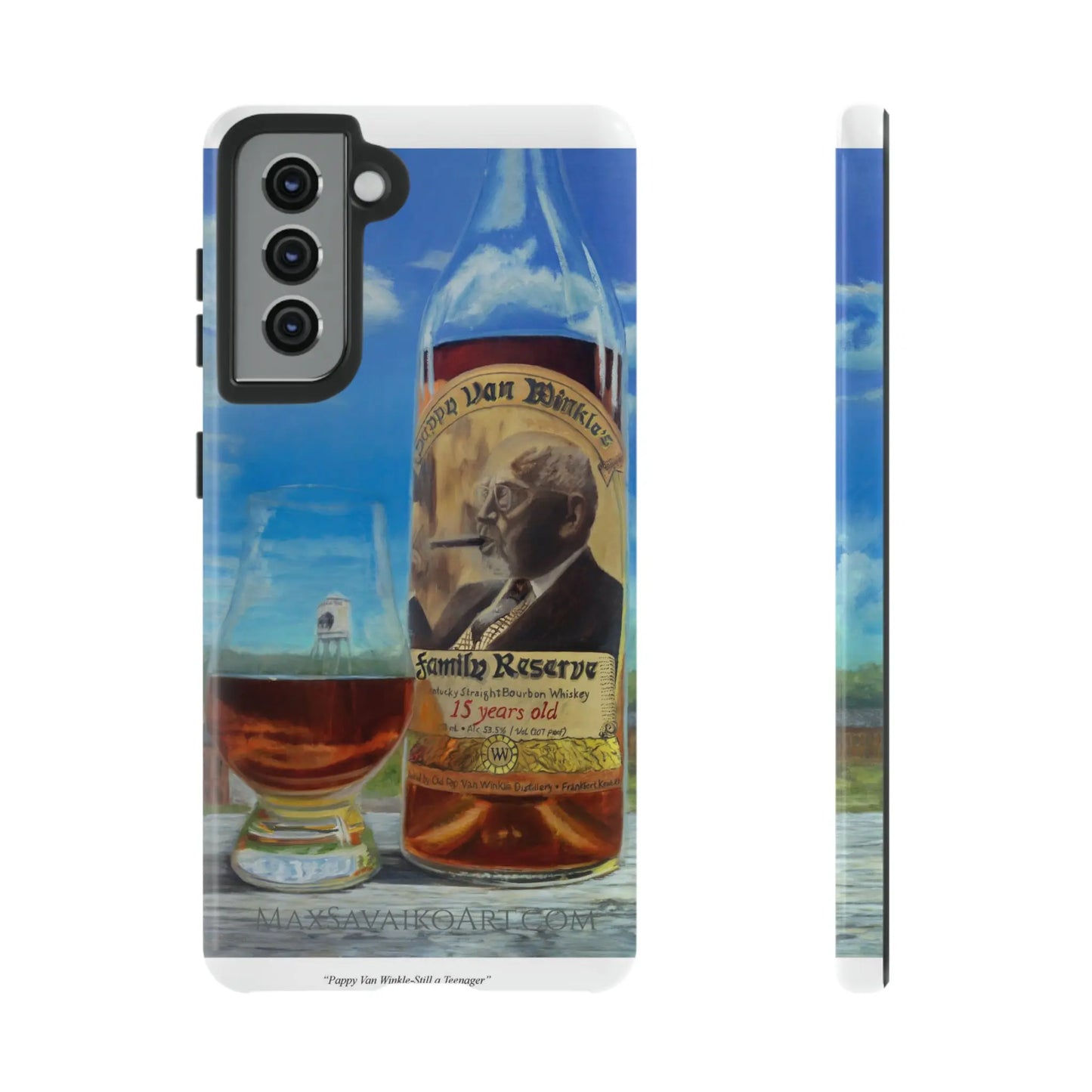 Savaiko Art - Pappy Van Winkle phone case - Max Savaiko Art