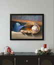 Baseball Art A Great Catch NY Yankees Hat     Max Savaiko Art