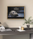 Baseball Painting Vintage New York Yankees Hat     Max Savaiko Art