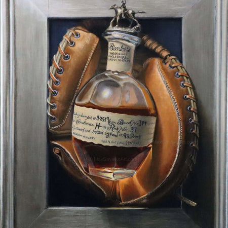 Baseball Pop Art - A Perfectly Framed Catch - Max Savaiko Art Gallery