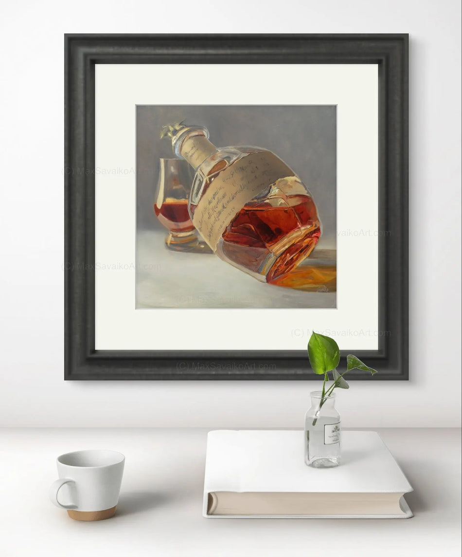 Blanton's Bourbon like a Ducks Unlimited Framed Prints     Max Savaiko Art Gallery
