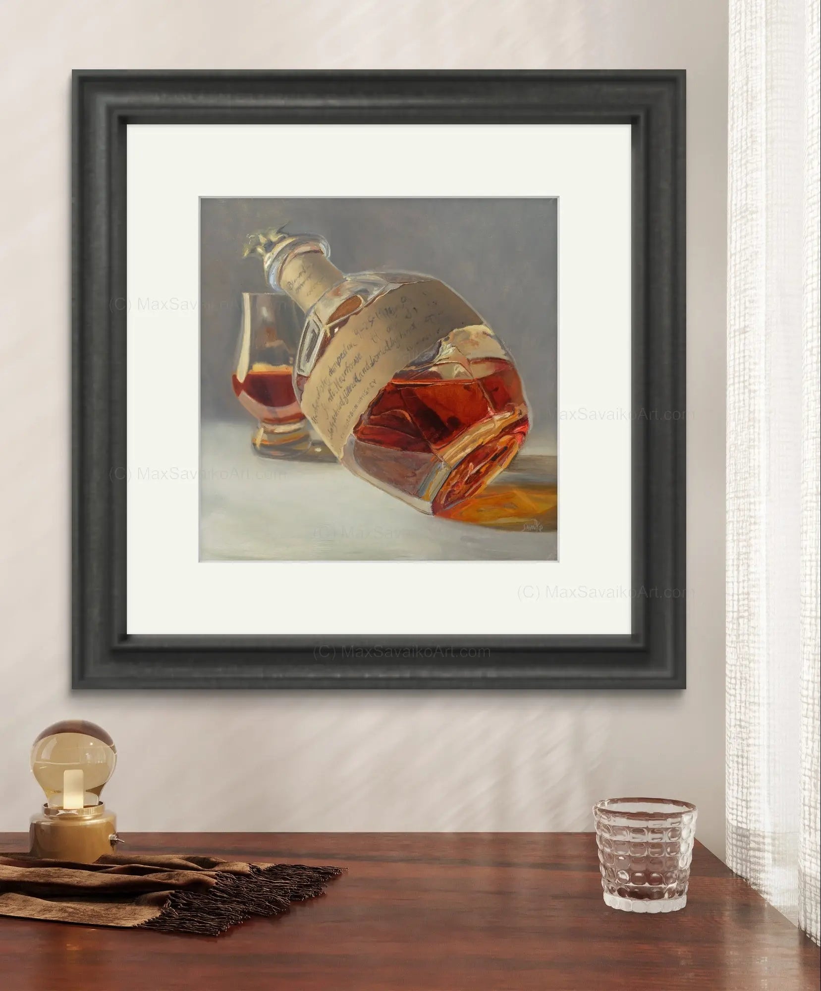 Blanton's Bourbon like a Ducks Unlimited Framed Prints     Max Savaiko Art Gallery