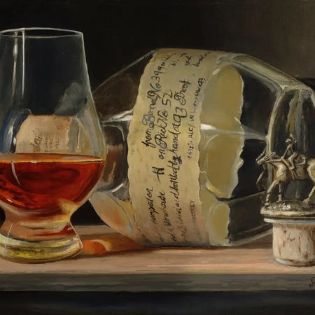 Bourbon Art - Blanton’s Original Single Barrel Bourbon - Man Down     Max Savaiko Art