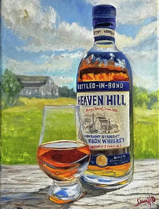 Bourbon Art - Heaven Hill Bourbon - Art Print - Max Savaiko Art Gallery