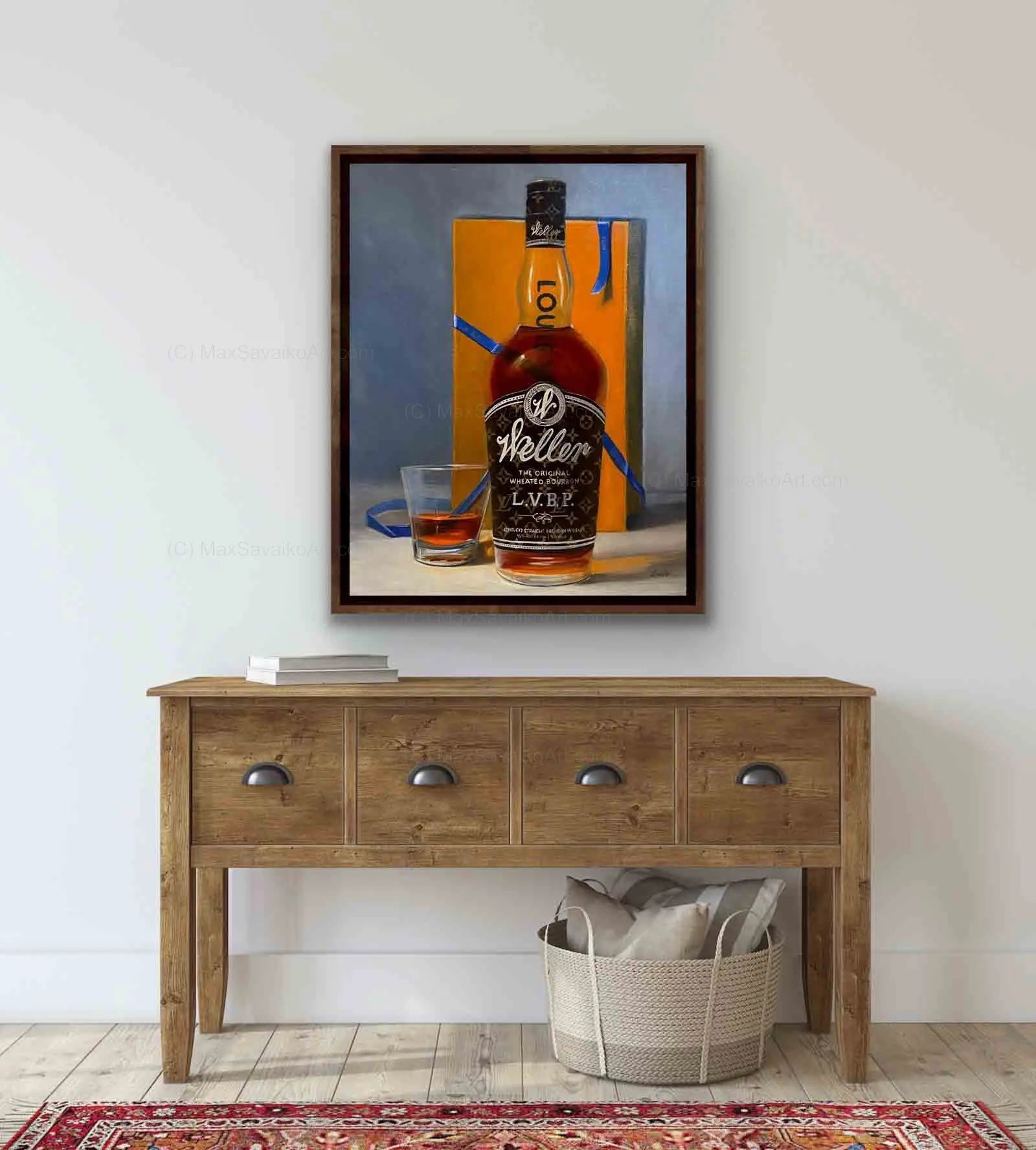 Bourbon Painting Louis Vuitton Origin Weller Special Reserve     Max Savaiko Art