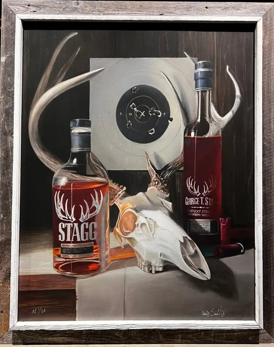 Bourbon Print - George T. Stagg Party - Max Savaiko Art Gallery