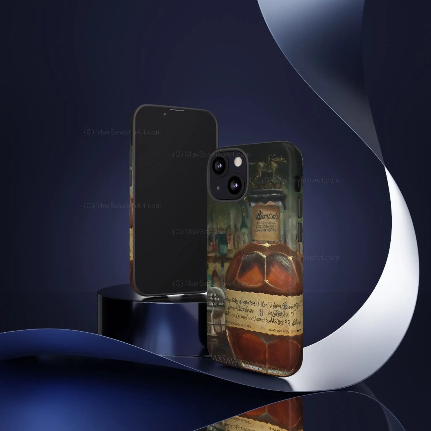 Bourbon iPhone Case Blanton's at the Bar     Printify