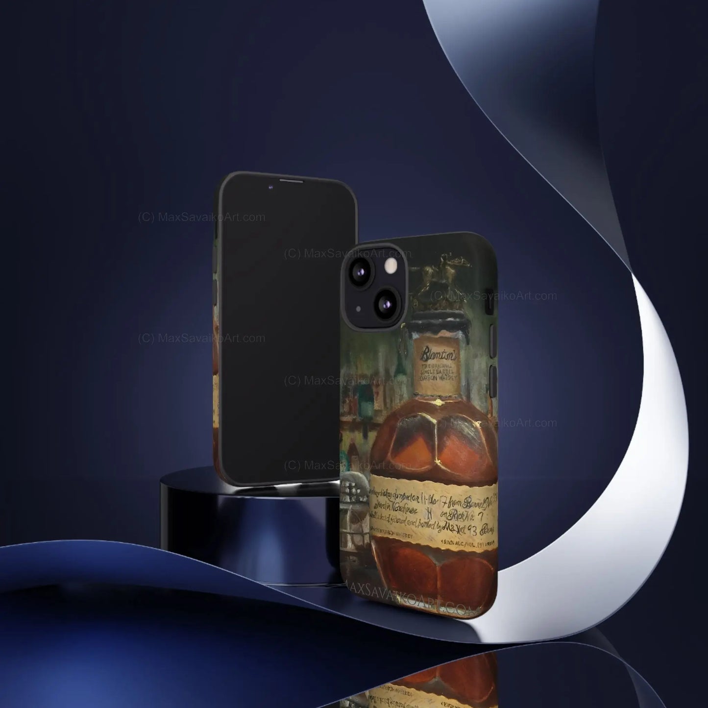 Bourbon iPhone Case Blanton's at the Bar     Printify