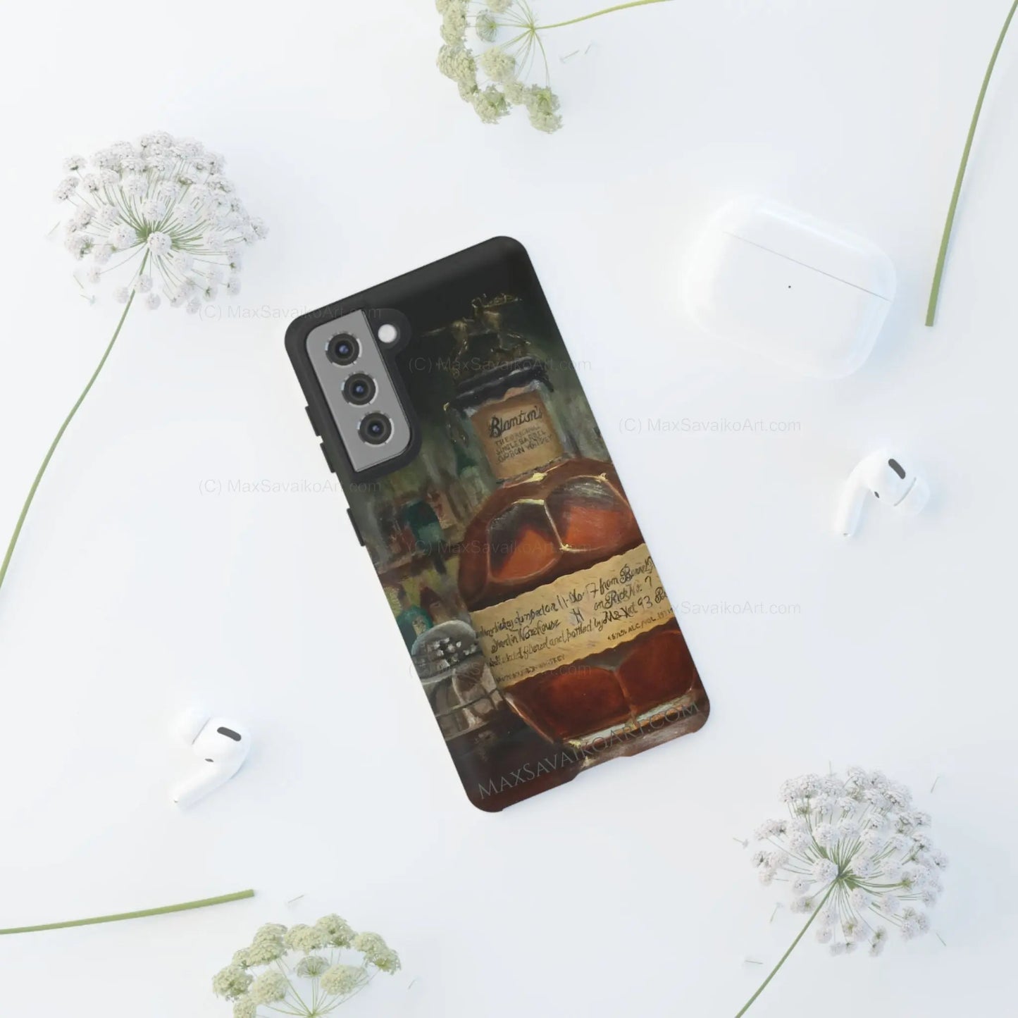 Bourbon iPhone Case Blanton's at the Bar     Printify