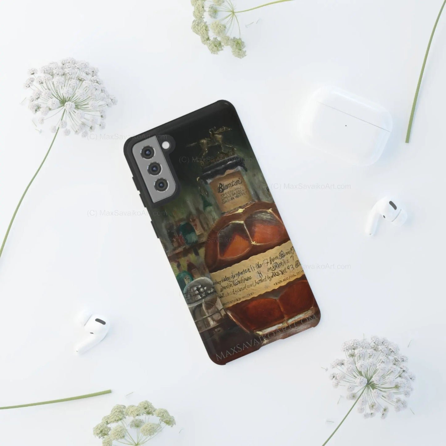 Bourbon iPhone Case Blanton's at the Bar     Printify