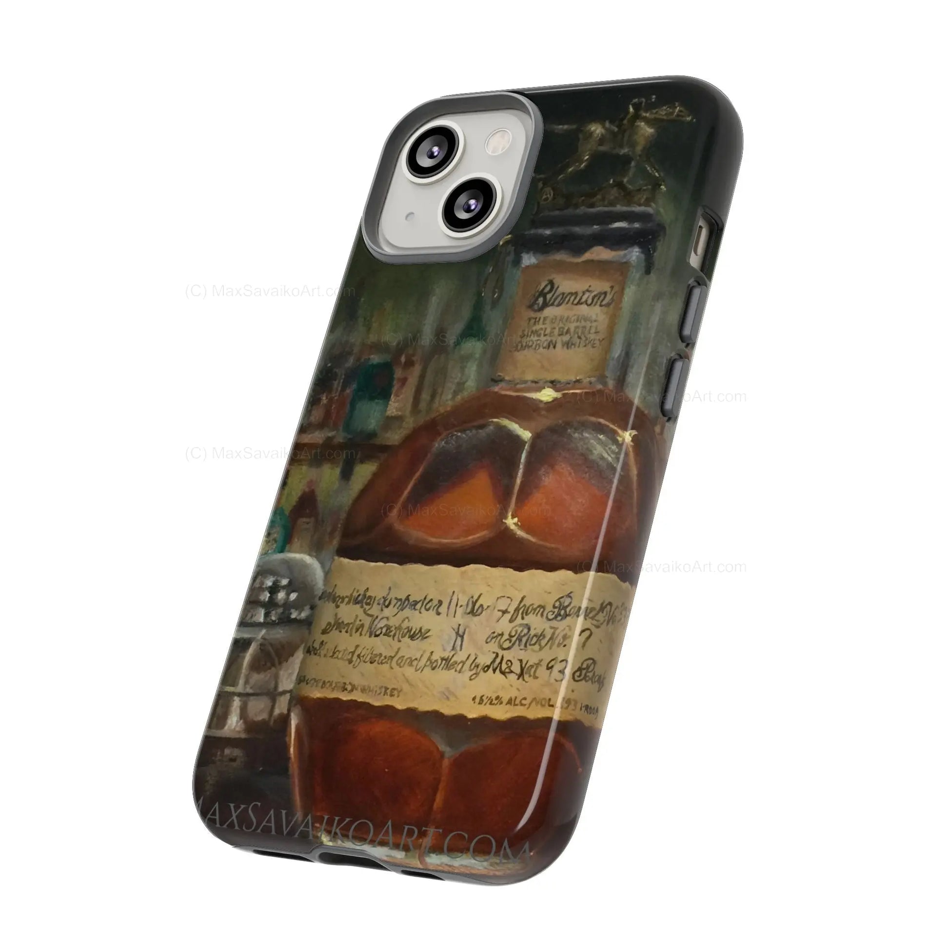 Bourbon iPhone Case Blanton's at the Bar     Printify