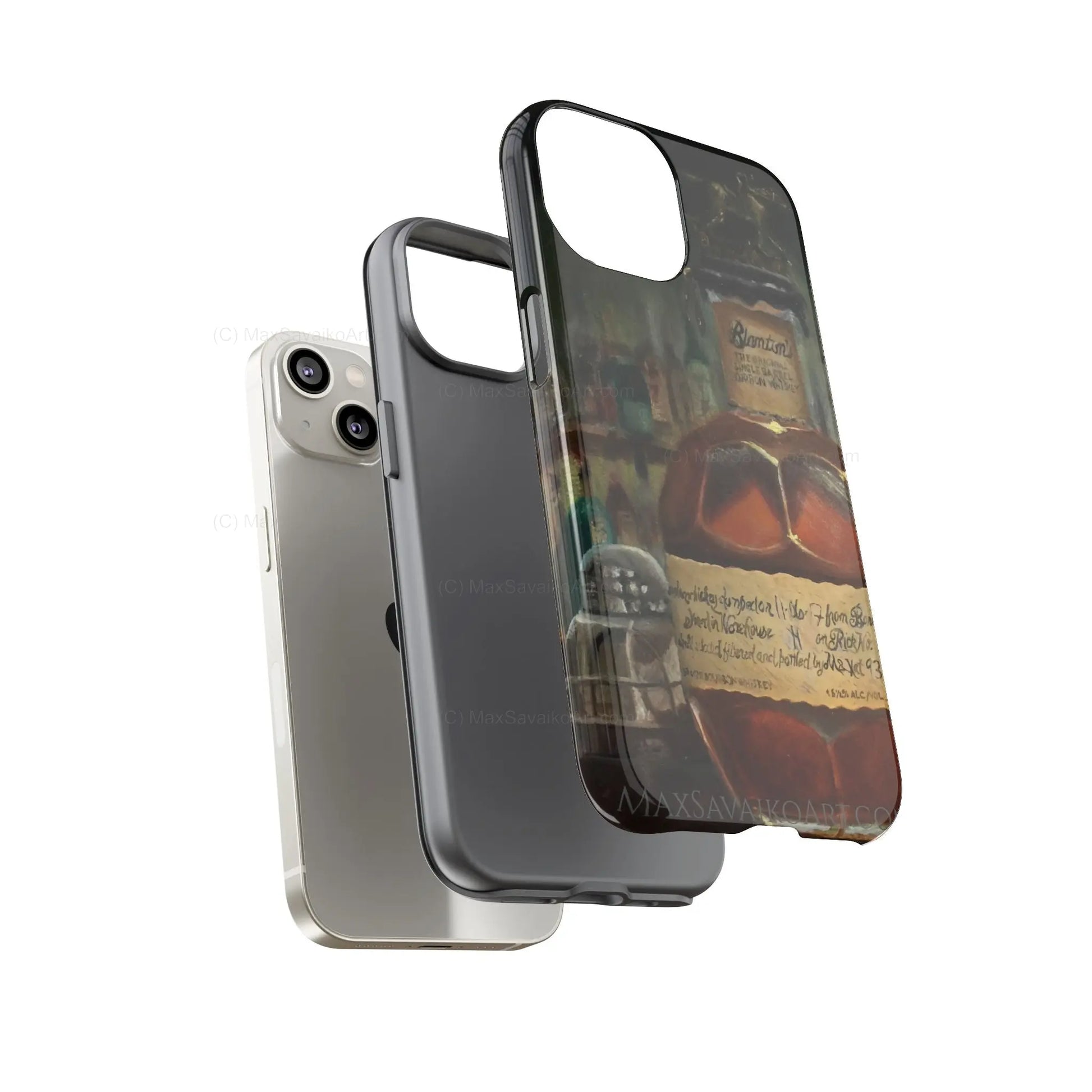 Bourbon iPhone Case Blanton's at the Bar     Printify