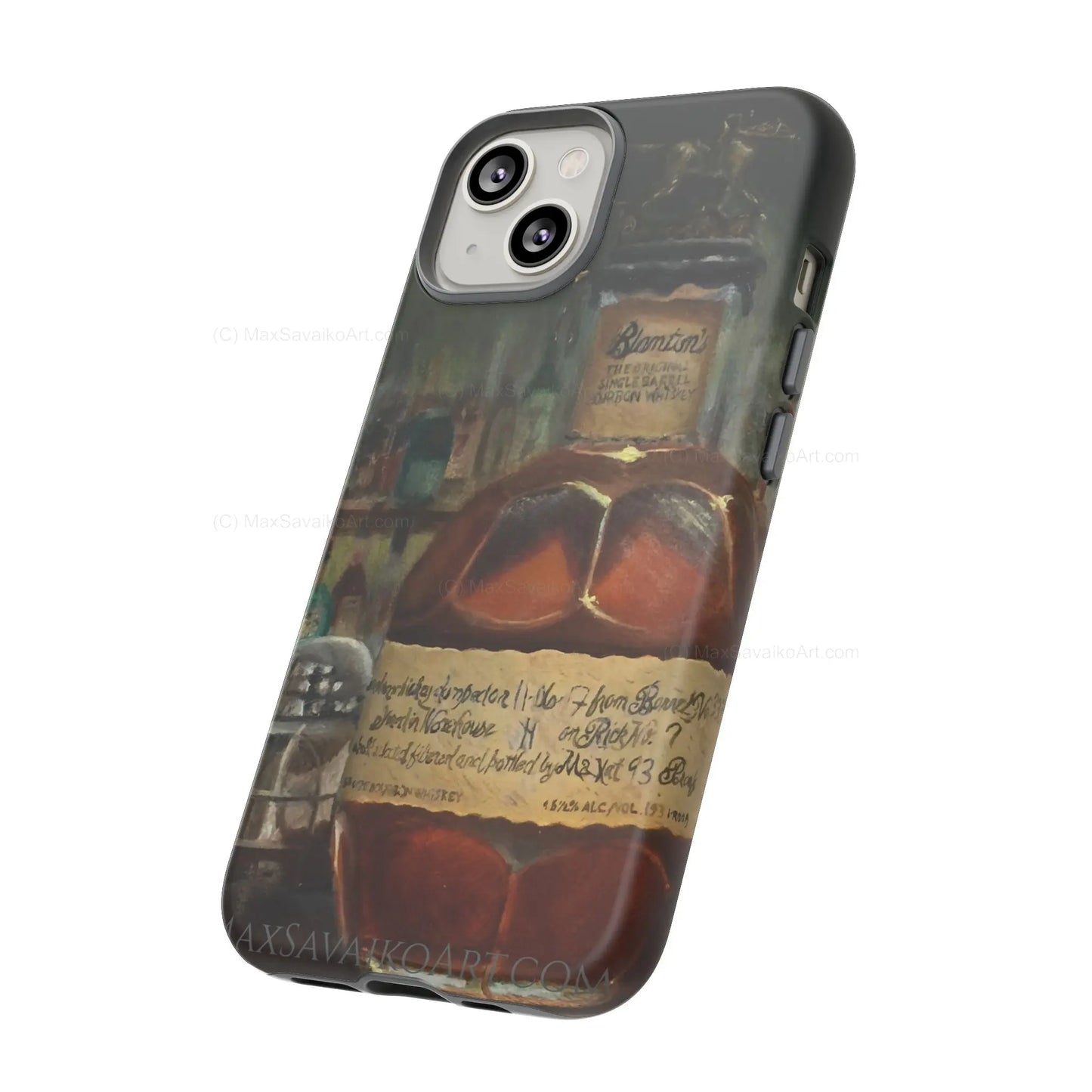 Bourbon iPhone Case Blanton's at the Bar     Printify