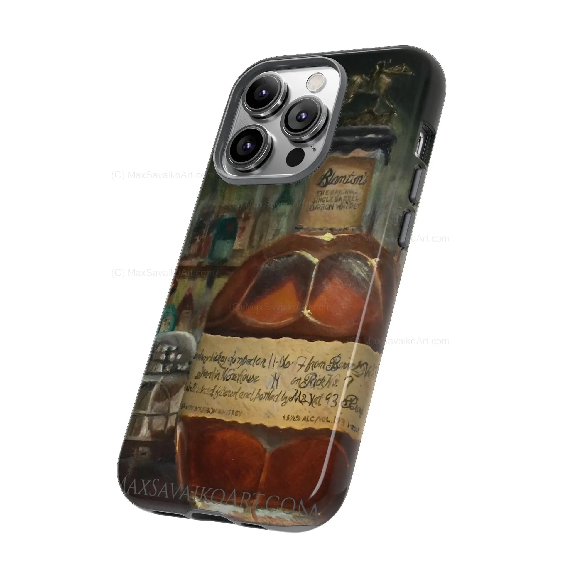 Bourbon iPhone Case Blanton's at the Bar     Printify