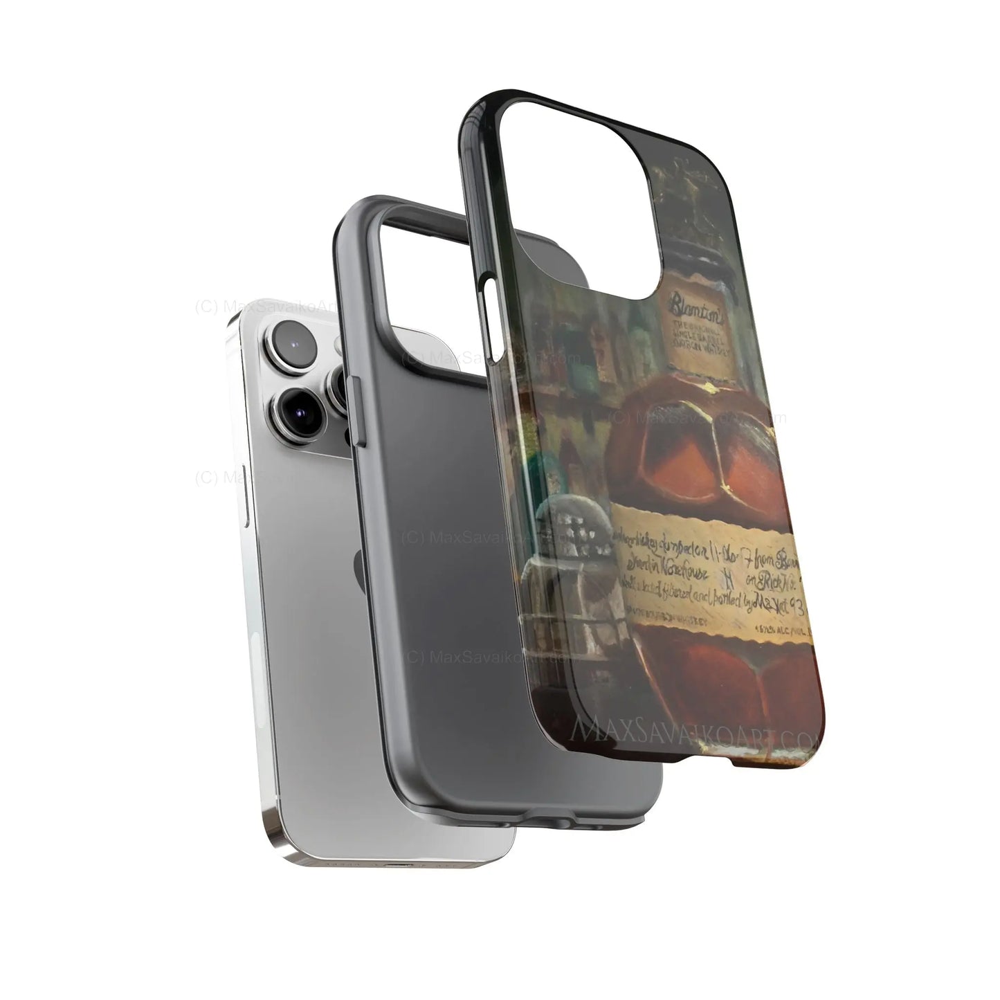 Bourbon iPhone Case Blanton's at the Bar     Printify