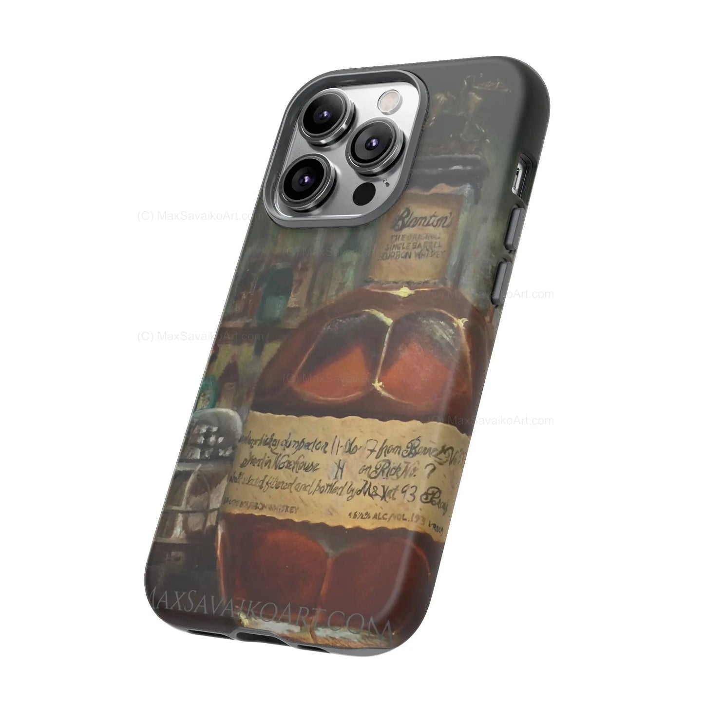 Bourbon iPhone Case Blanton's at the Bar     Printify